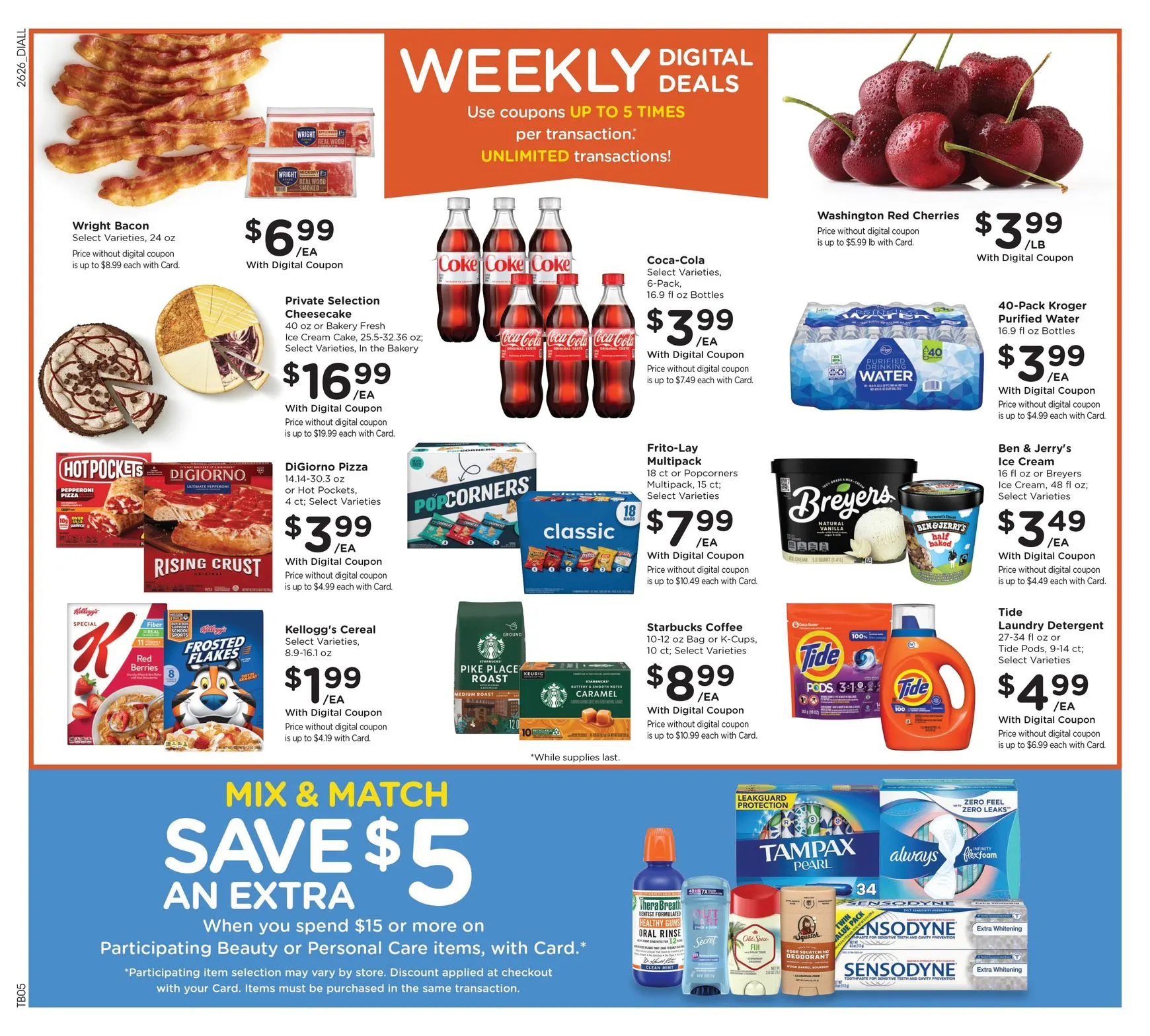Weekly ad Dillons back to school savings leaflet from July 29 to August 4 2026 - Page 3