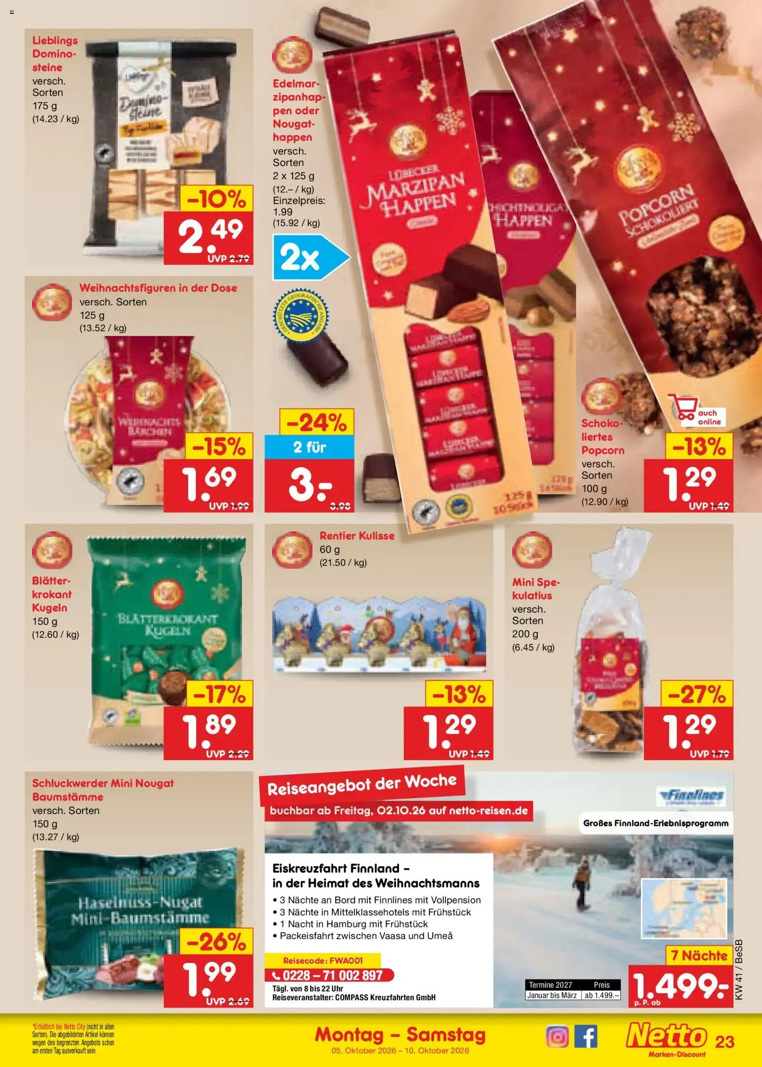 Netto Marken-Discount Prospekt (ab 05.10.2026) » Angebote von 5. Oktober bis 10. Oktober 2026 - Prospekt seite 25