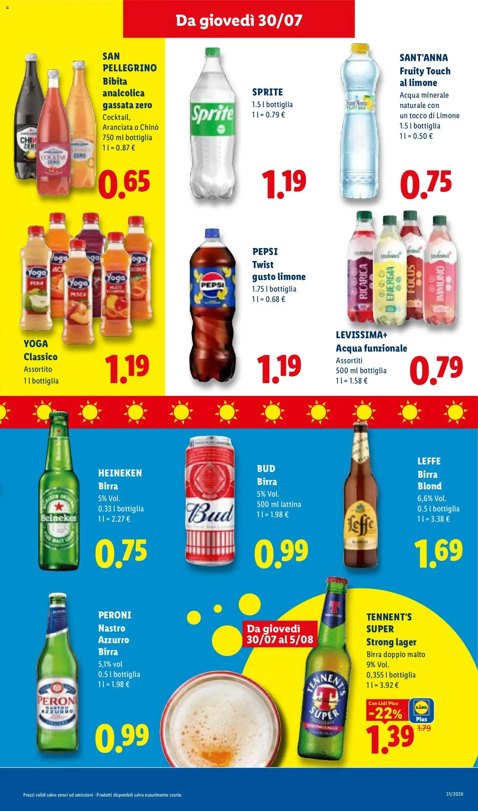 LIDL: L'estate del risparmio da 30 luglio a 5 agosto di 2026 - Pagina del volantino 19