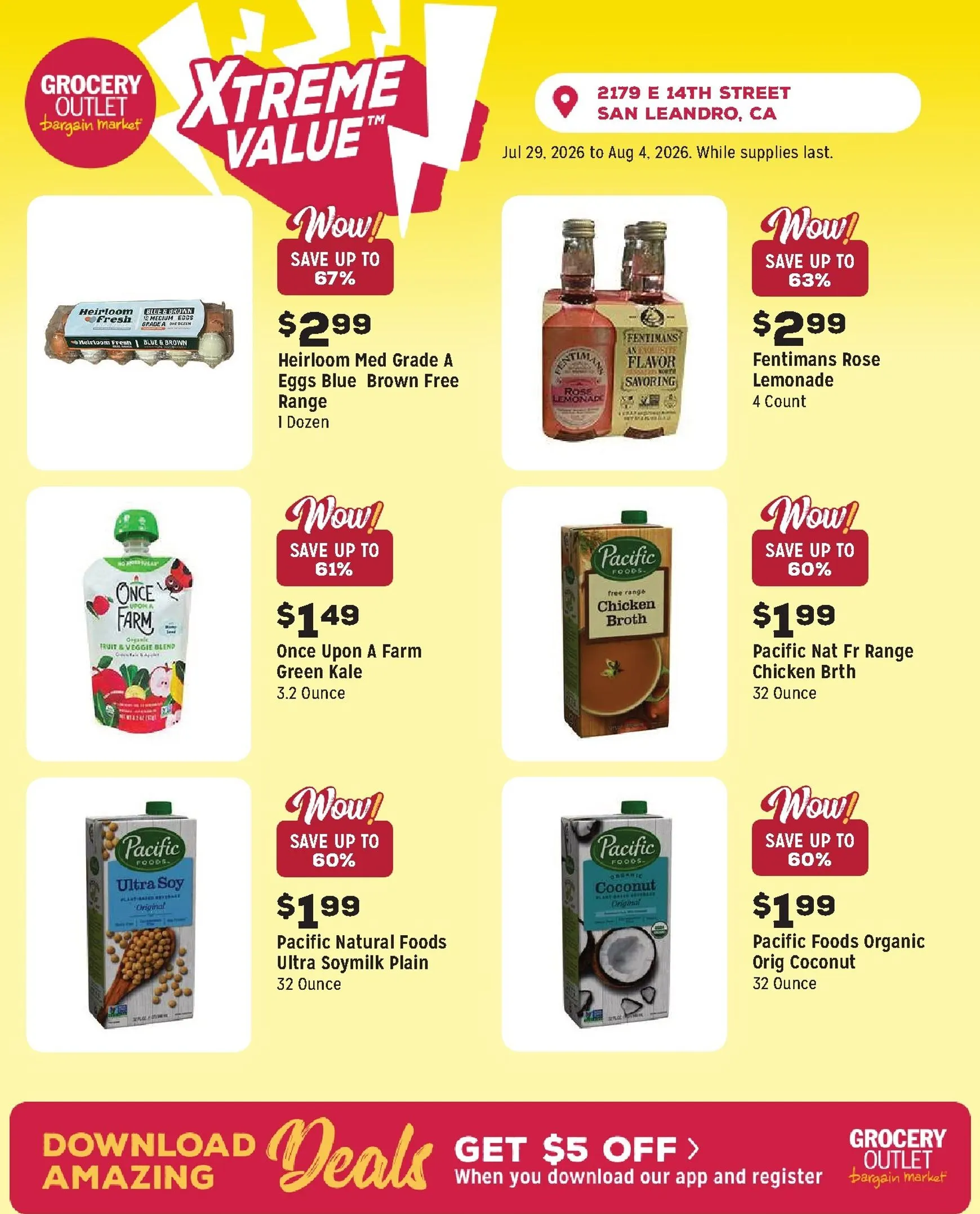 Weekly ad Current Grocery Outlet leaflet valid from Wednesday 07/29/2026 to Tuesday 08/04/2026 from July 29 to August 4 2026 - Page 6
