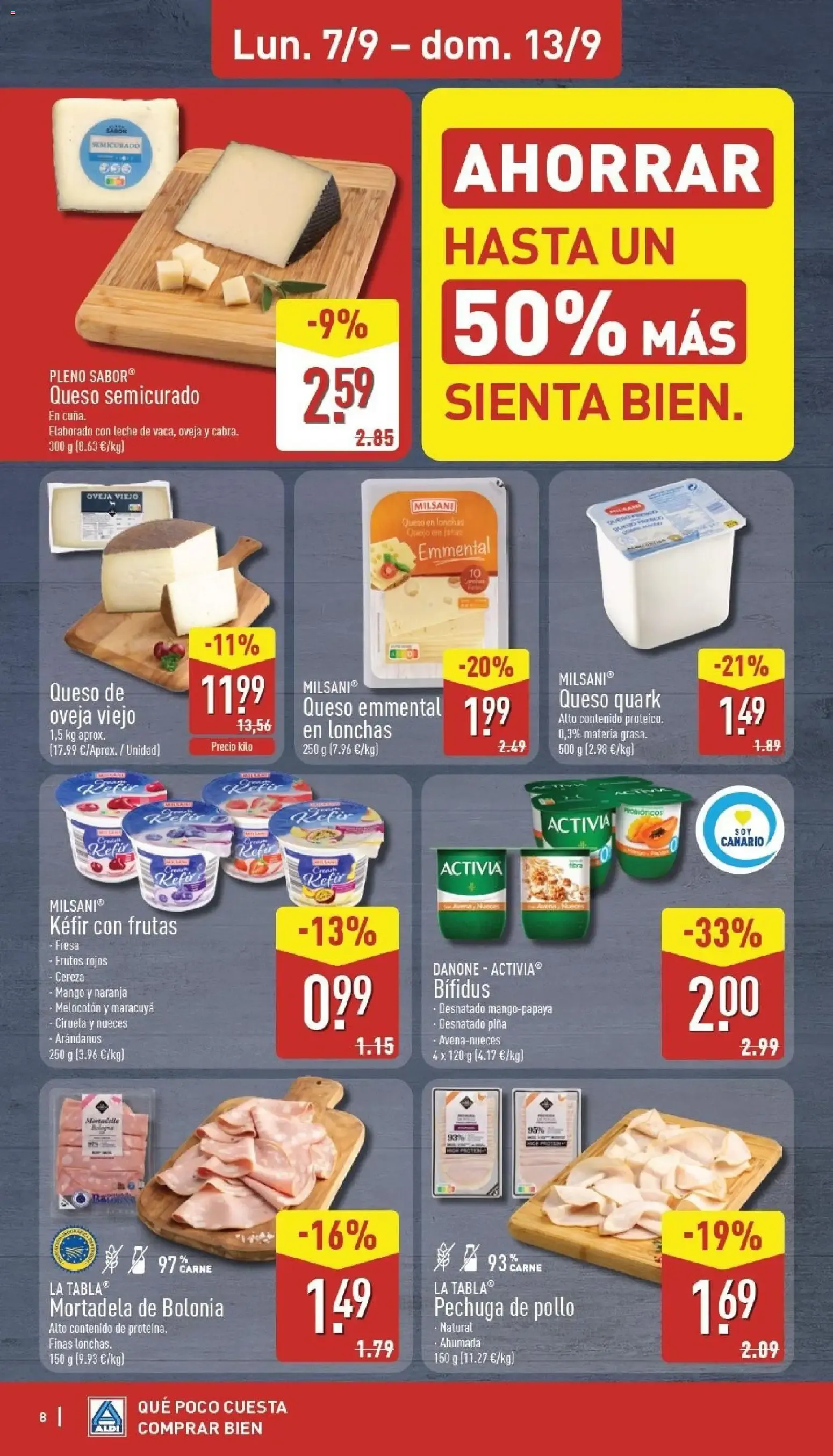 Catálogo de Aldi folleto Canarias del 07/09/2026 | Catálogo 7 de septiembre al 13 de septiembre 2026 - Página 8