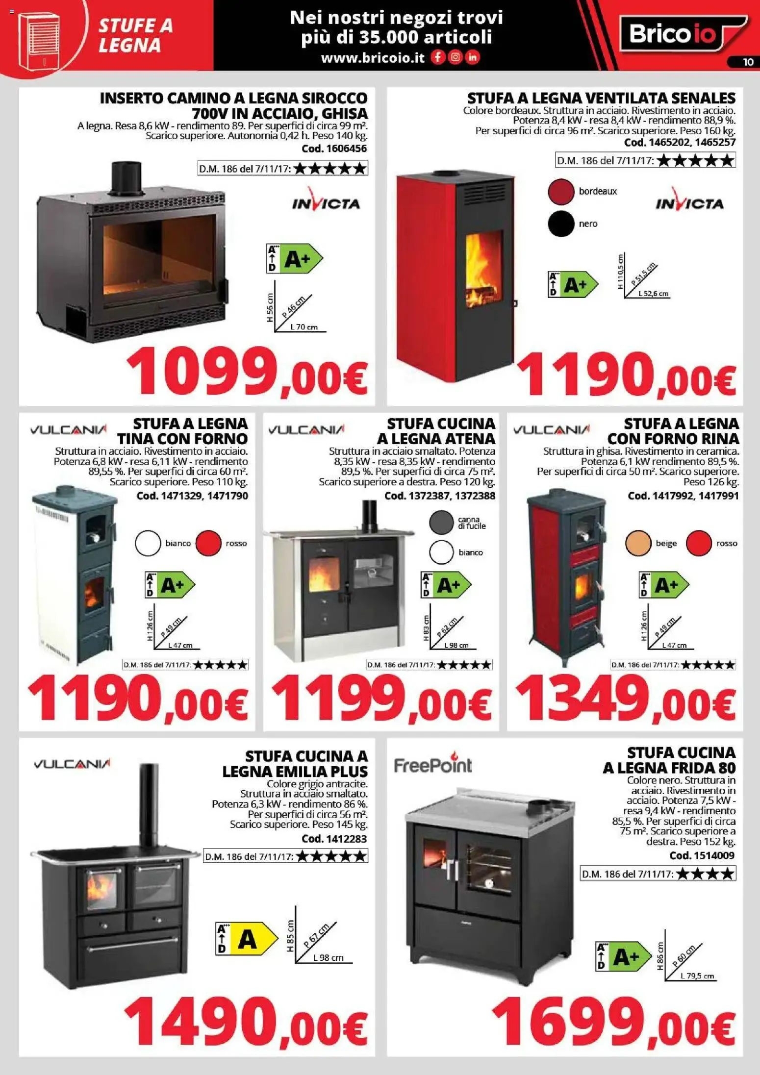 Nuovo Brico io volantino Riscaldamento dal 24/09/2026 > offerte anteprima 🛍️ da 24 settembre a 1 febbraio di 2027 - Pagina del volantino 10