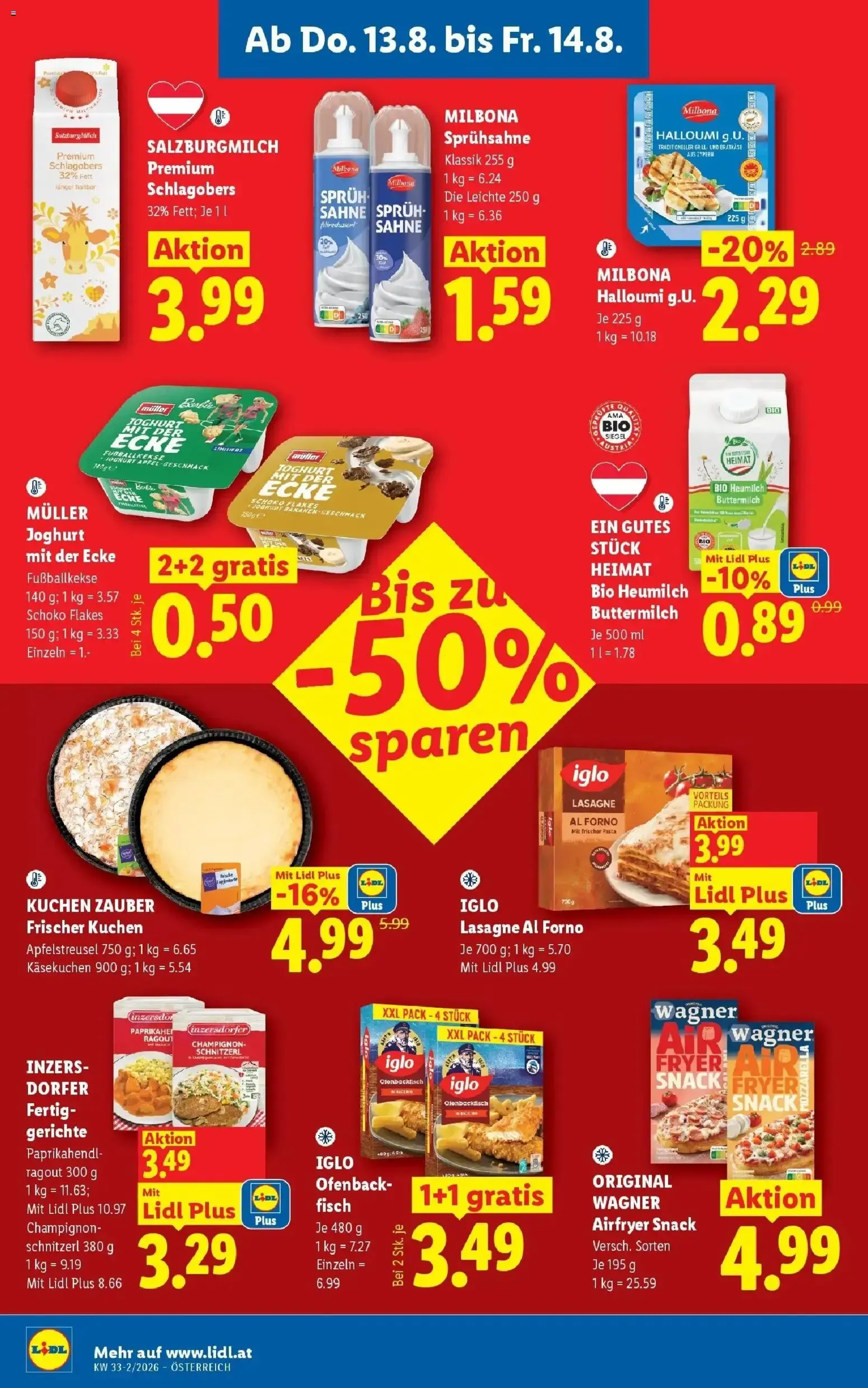 Lidl Plus Österreichs günstigste Preise von 13. August bis 14. August 2026 - Flugblätt seite  10