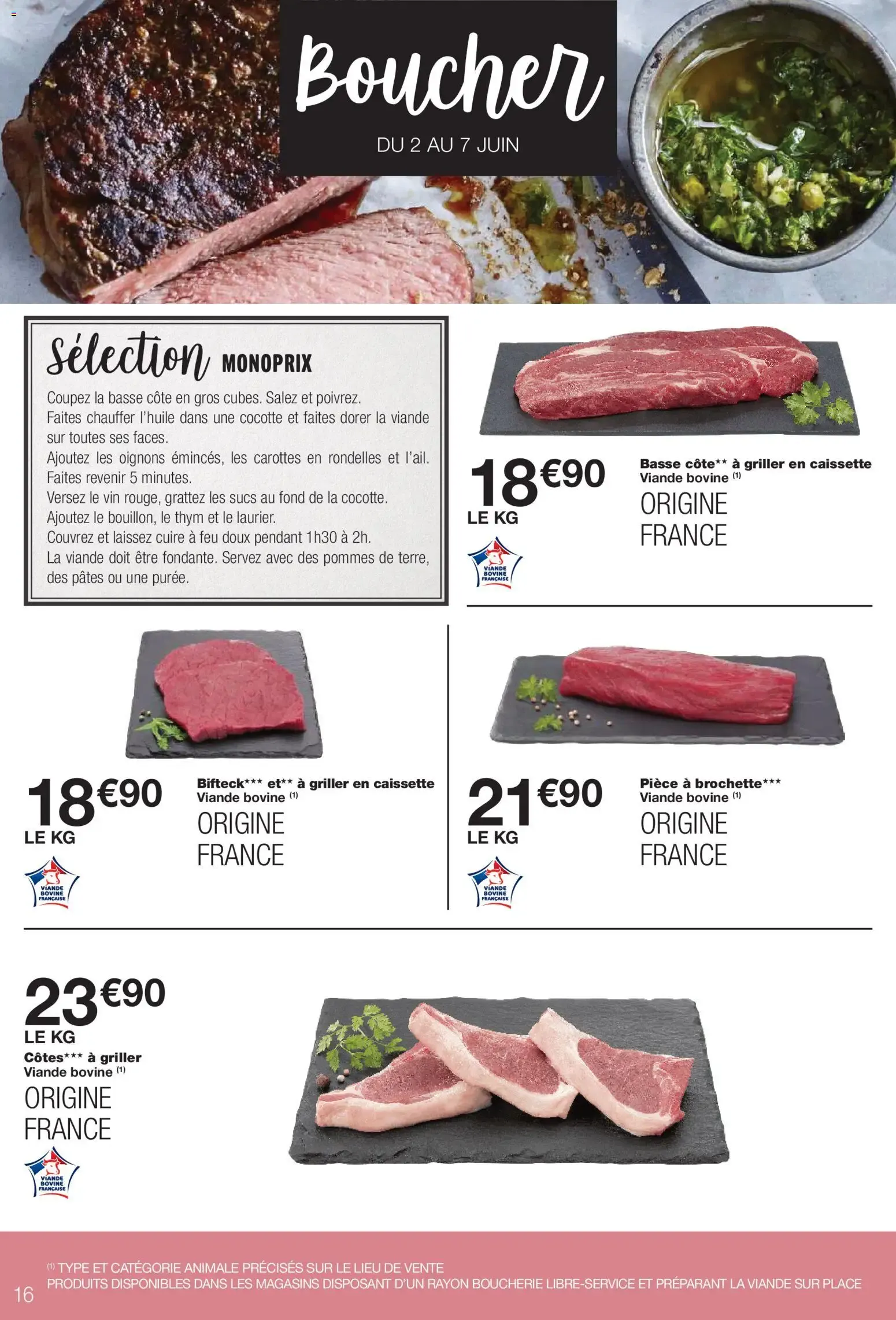 Monoprix: Hasta -50% en el 2do producto de una selección de productos mediterráneos du 2 juin au 14 juin 2026 - Catalogue page 16