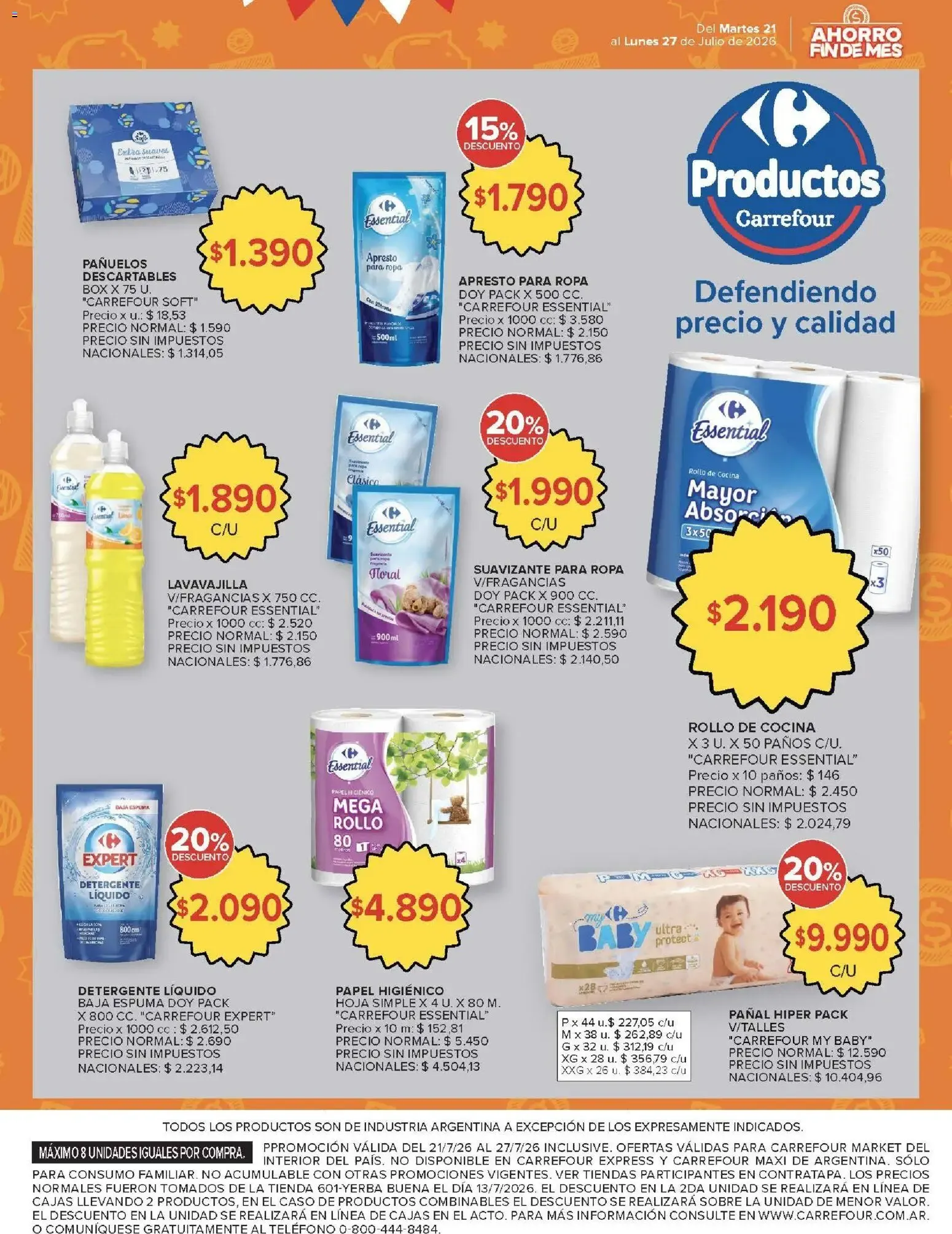 Ofertas de Carrefour Market - Ahorro Fin de Mes 21 de julio al 27 de julio 2026 - Página 16 del catálogo