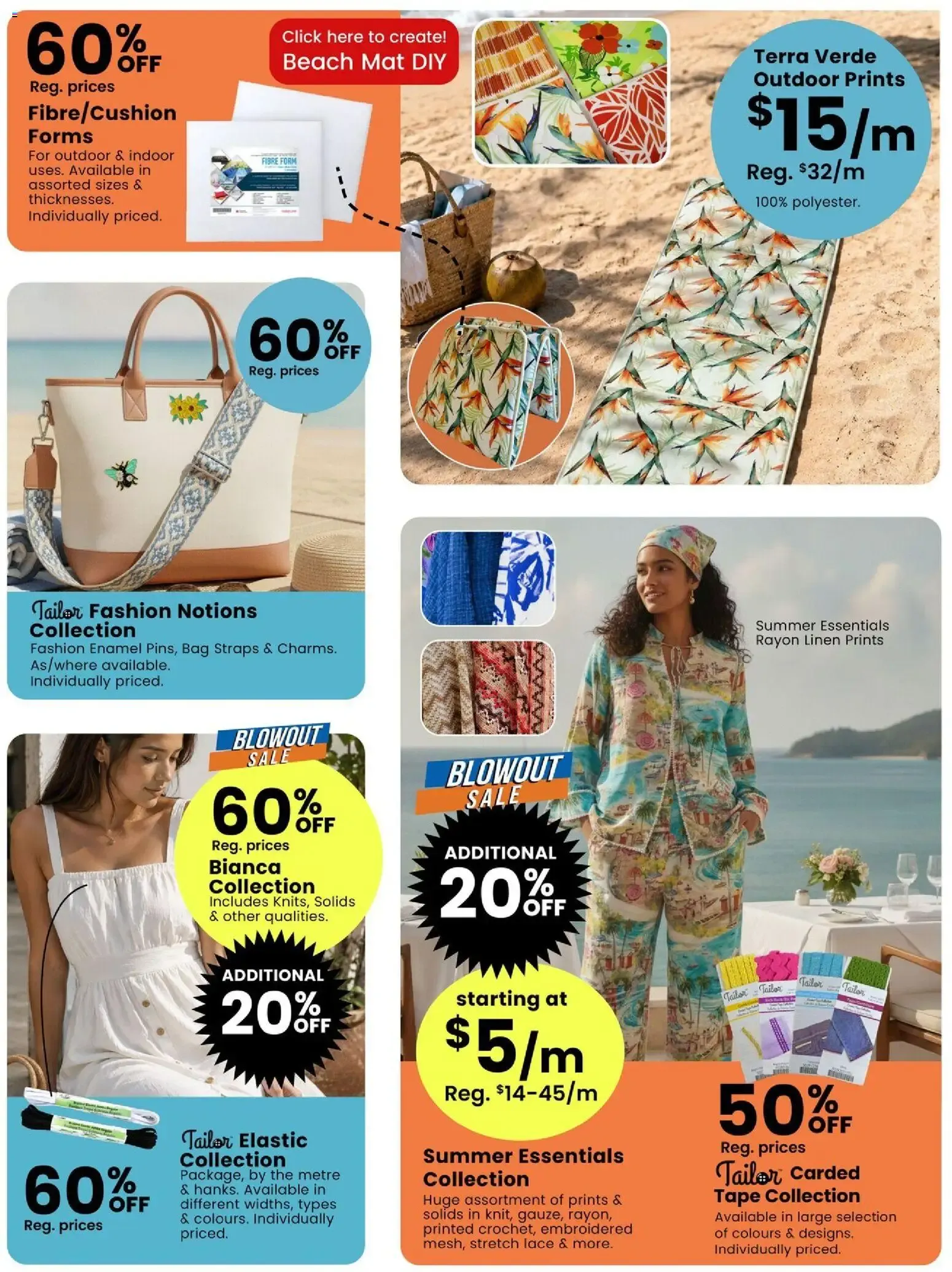Fabricland Blowout Sale & Summer Splash Savings from July 2 to July 31 2026 - flyer page 3