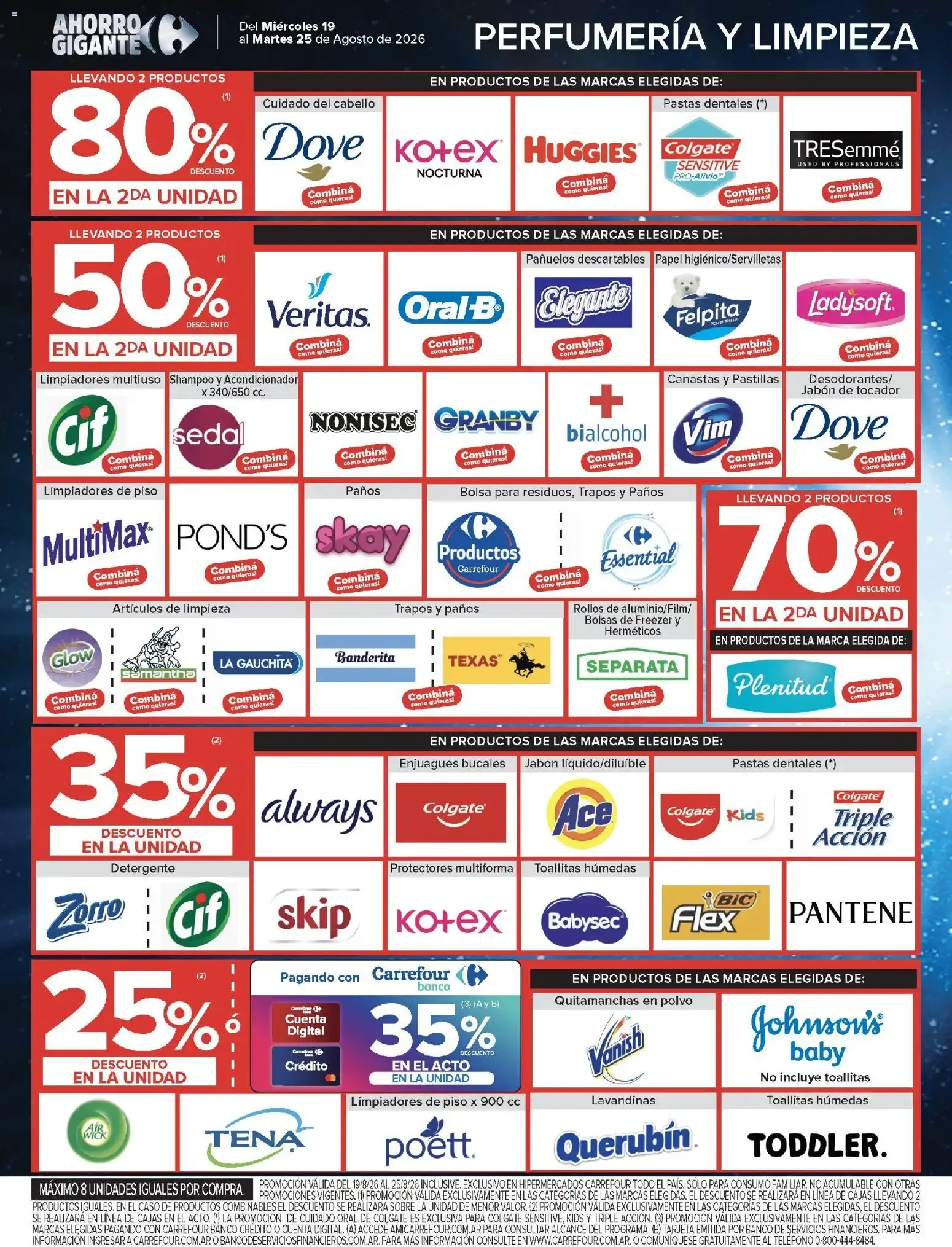 Ofertas de Carrefour Ahorro Gigante: Ofertas Hiper y Market 19 de agosto al 25 de agosto 2026 - Página 16 del catálogo