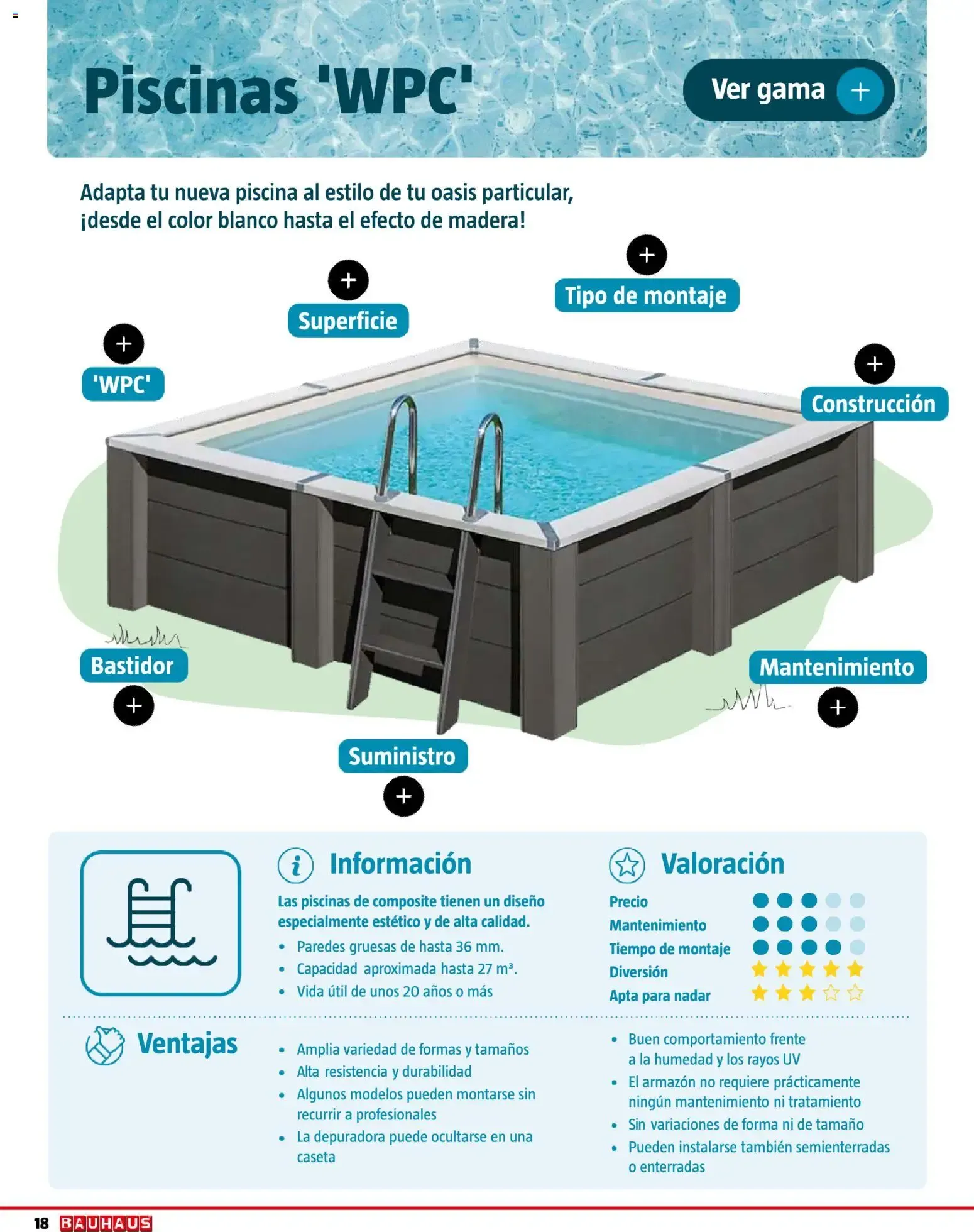 Catálogo de Bauhaus Piscinas, Spas, Limpieza y Mantenimiento 1 de junio al 5 de julio 2026 - Página 18