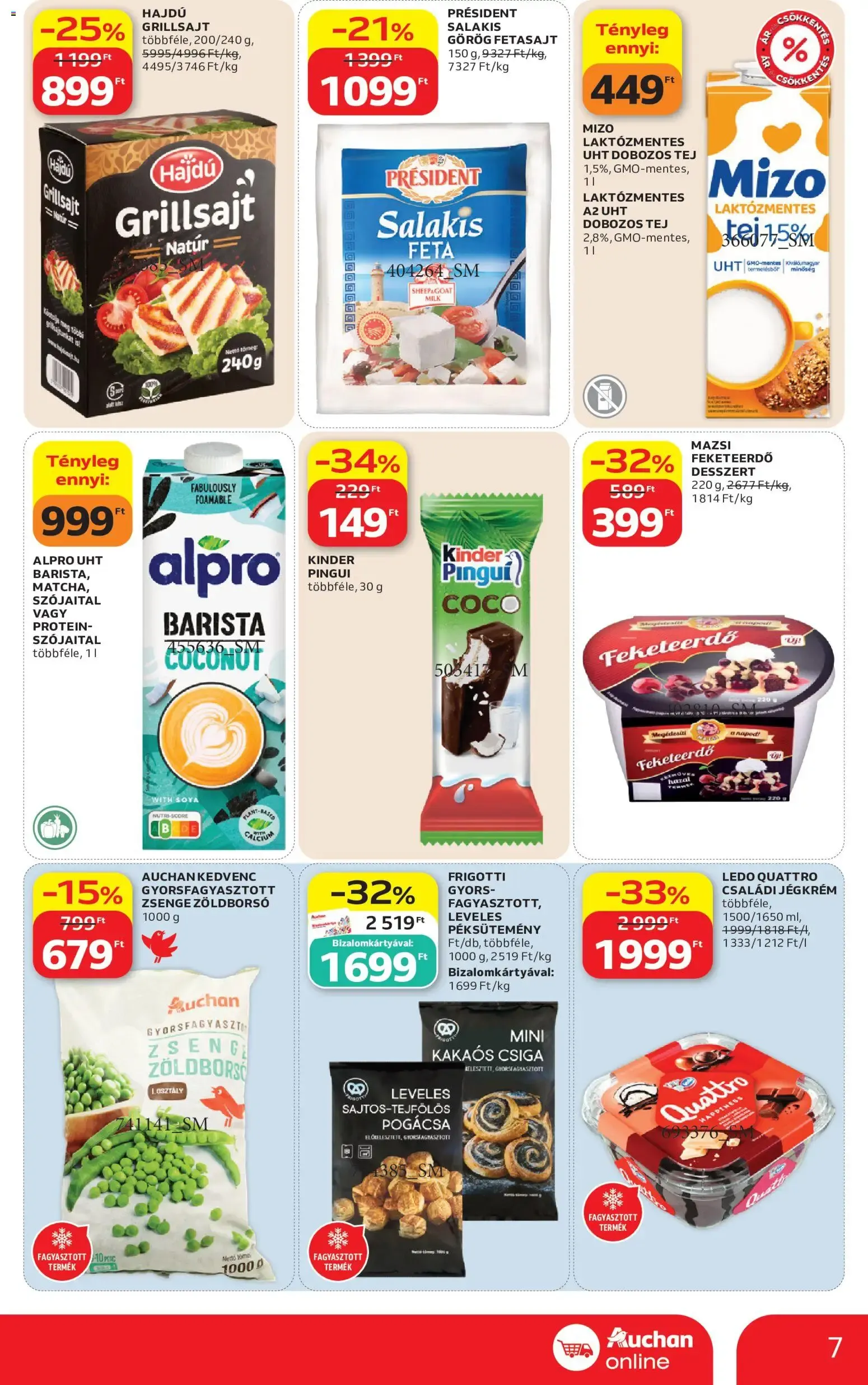 Katalógus Auchan Szupermarket akciós újság - 2026.06.18. -tól/töl > akció, lapozható szórólap 🛍️ június 18.-tól június 24.-ig 2026. - Oldal 7