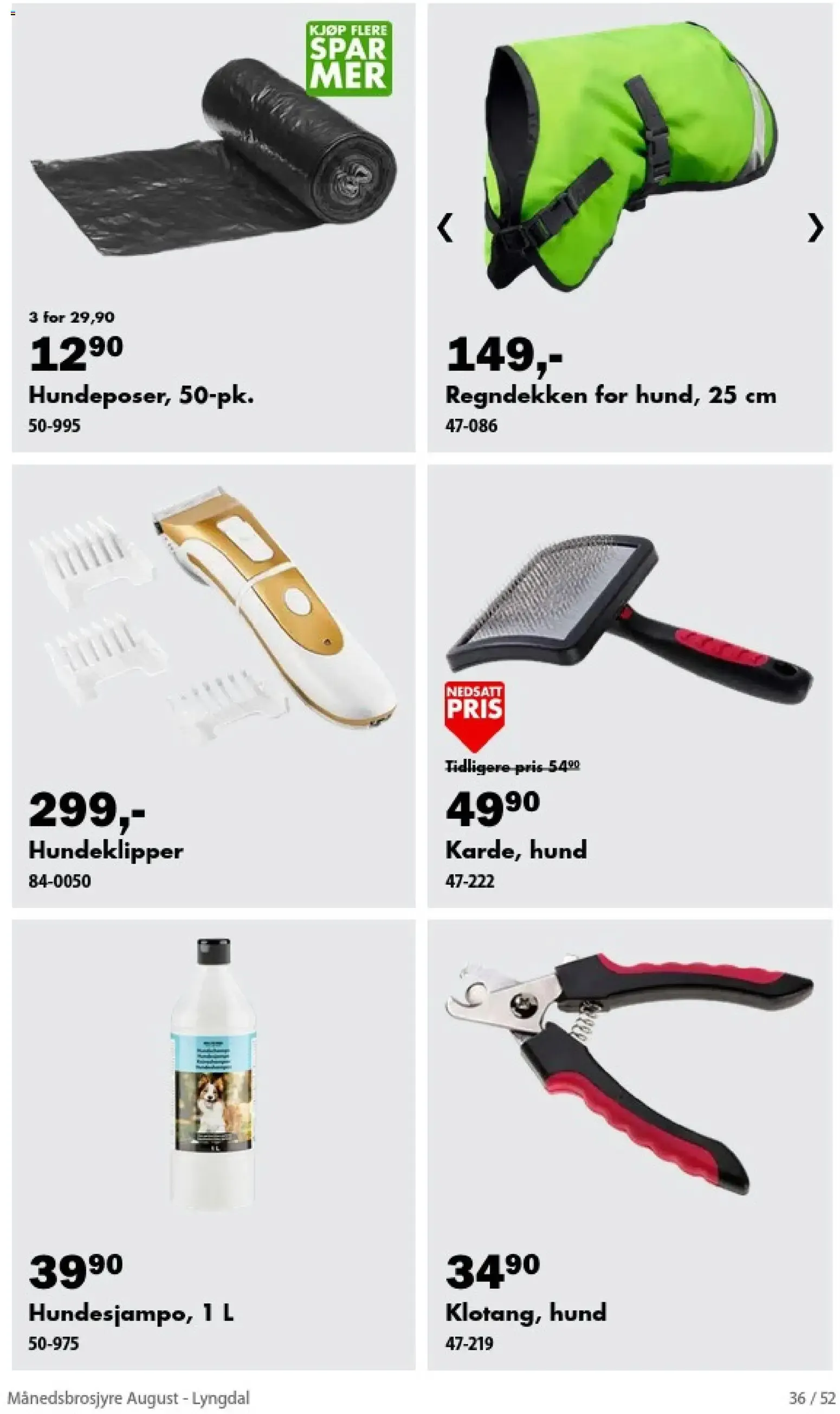 Biltema Månedsbrosjyre August - National (01/08/2026 - 30/08/2026) - Kundeavis og tilbud fra 1. august til 30. august 2026 - kundeavisside 36