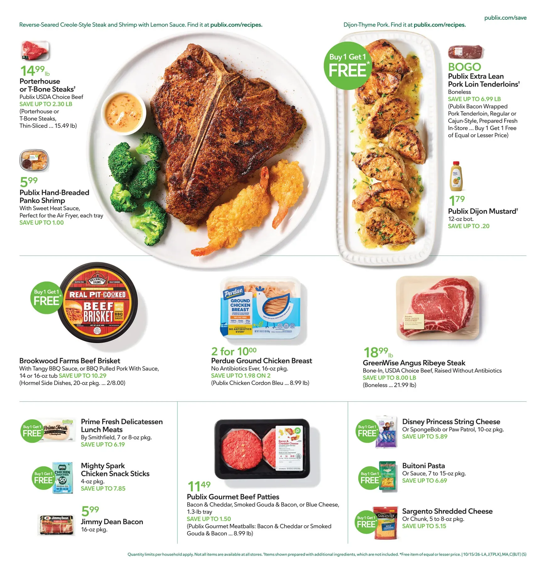 Weekly promotion Current Publix leaflet valid from Thursday 10/15/2026 to Wednesday 10/21/2026 spanning from October 15 to October 21 2026 - Page 5 for Catalogue 365