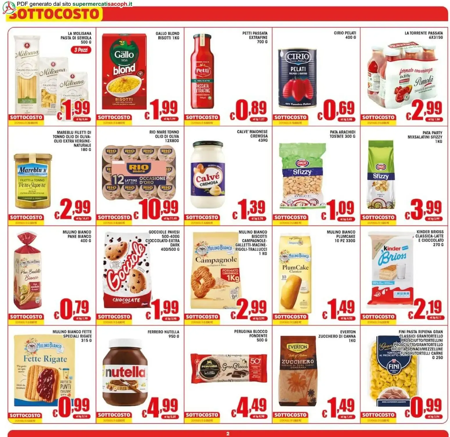 Sacoph volantino dal 02/10/2026 - online Offerte da 2 ottobre a 13 ottobre di 2026 - Pagina del volantino 2
