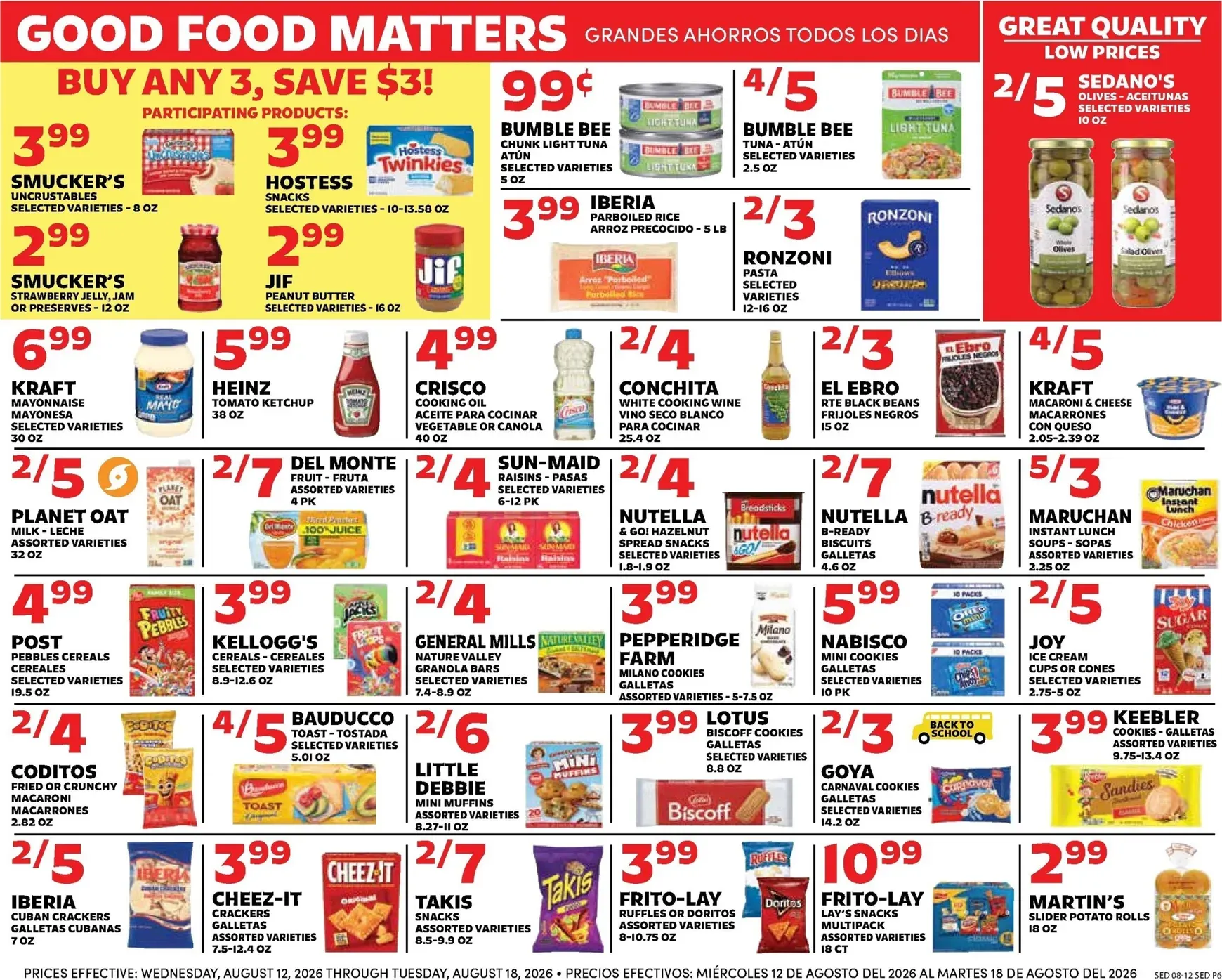 Weekly ad Sedano's Back to School Deals from August 12 to August 18 2026 - Page 6
