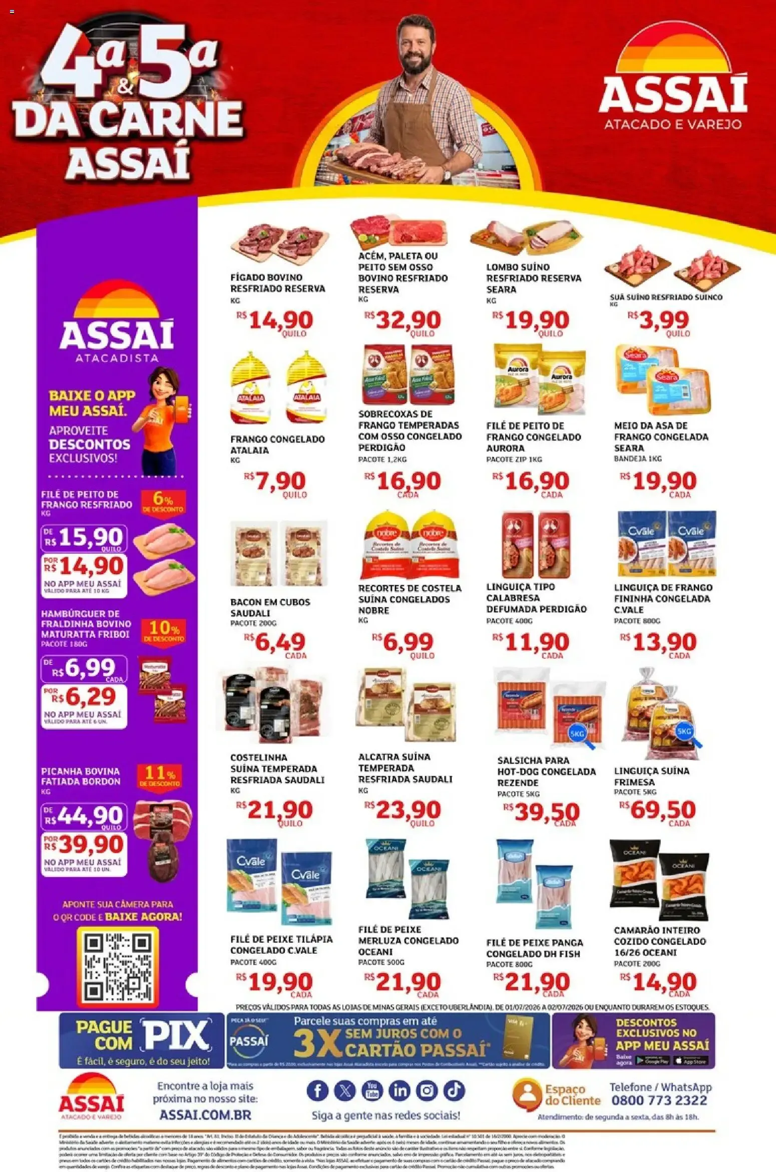 Encarte de Assaí Atacadista ofertas - MG de 01/07/2026 | Promoções Online 1 de julho até 2 de julho 2026 - Pagina 2