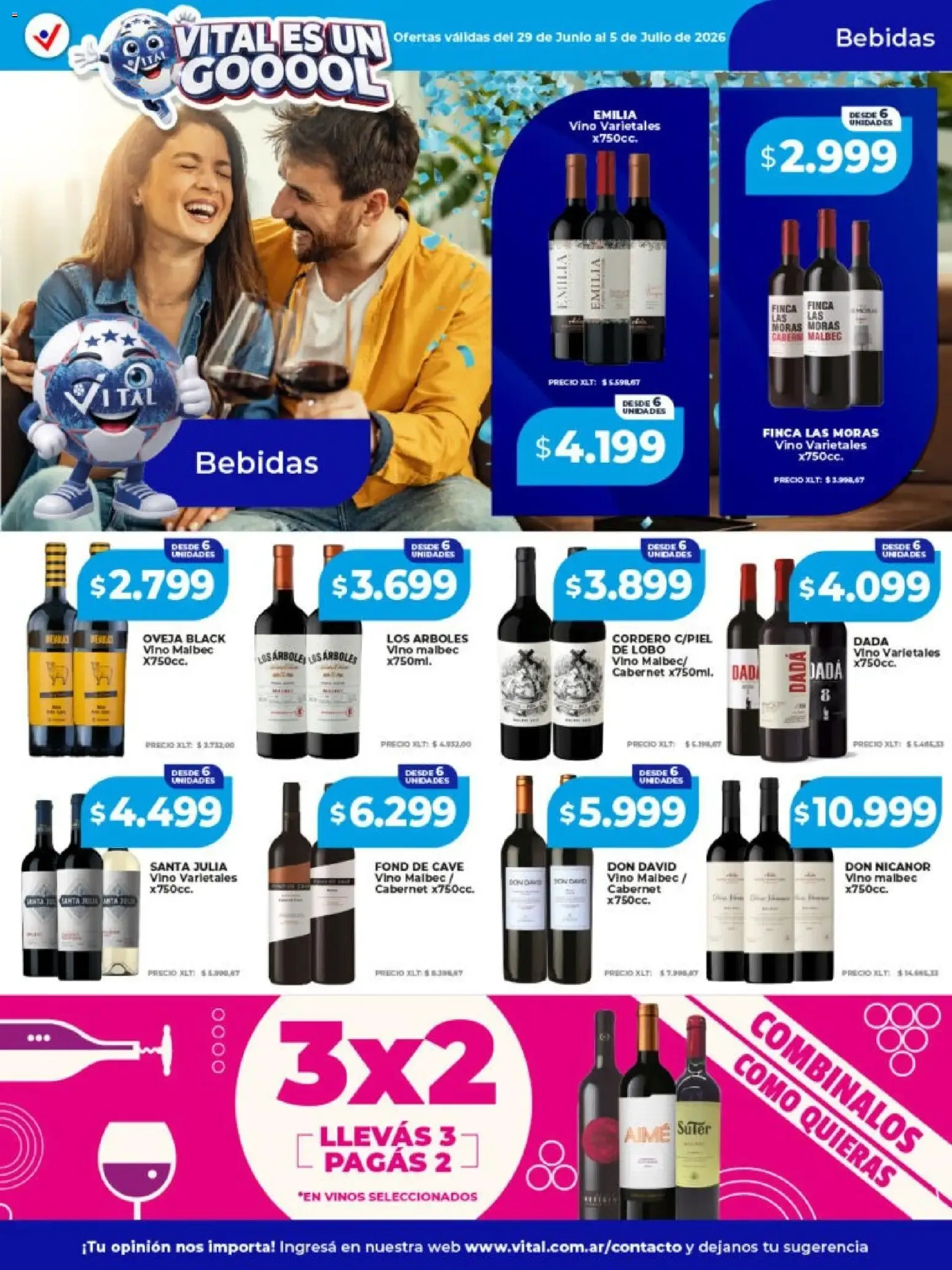Ofertas de Vital - Ofertas || del 29/06/2026 - 05/07/2026 || Catálogo 29 de junio al 5 de julio 2026 - Página 9 del catálogo