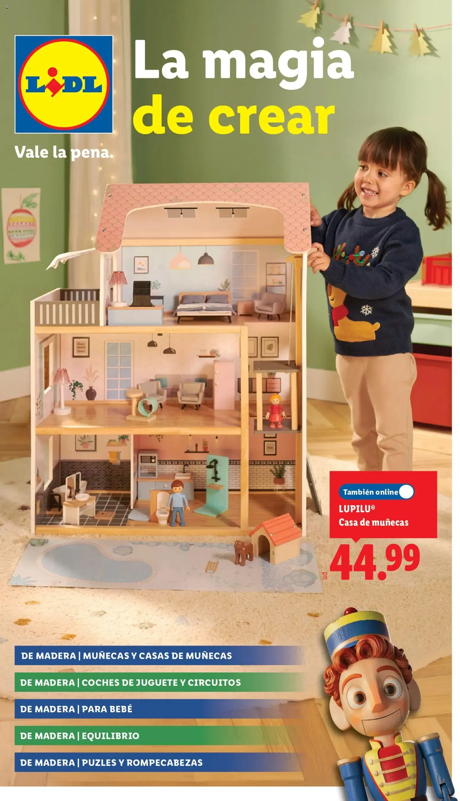 Catálogo de Lidl - Juguetes de madera del 21/10/2026 | Ofertas 21 de octubre al 10 de enero 2027 - Página 1