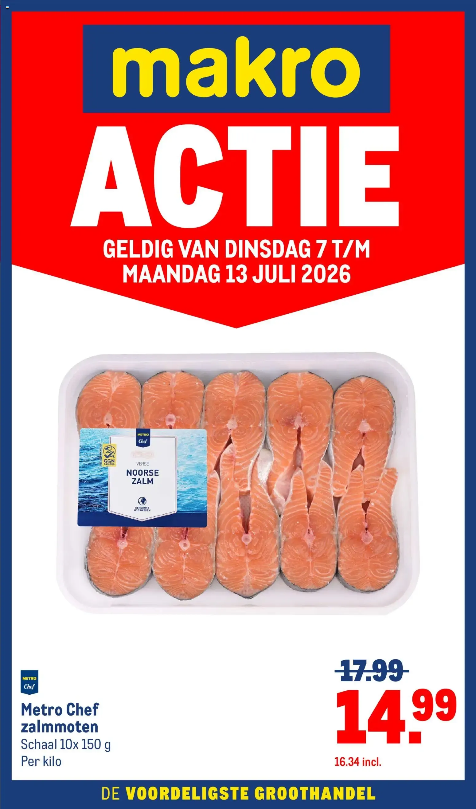 Makro ACTIE van 7 juli tot 13 juli 2026 - Folder pagina 1