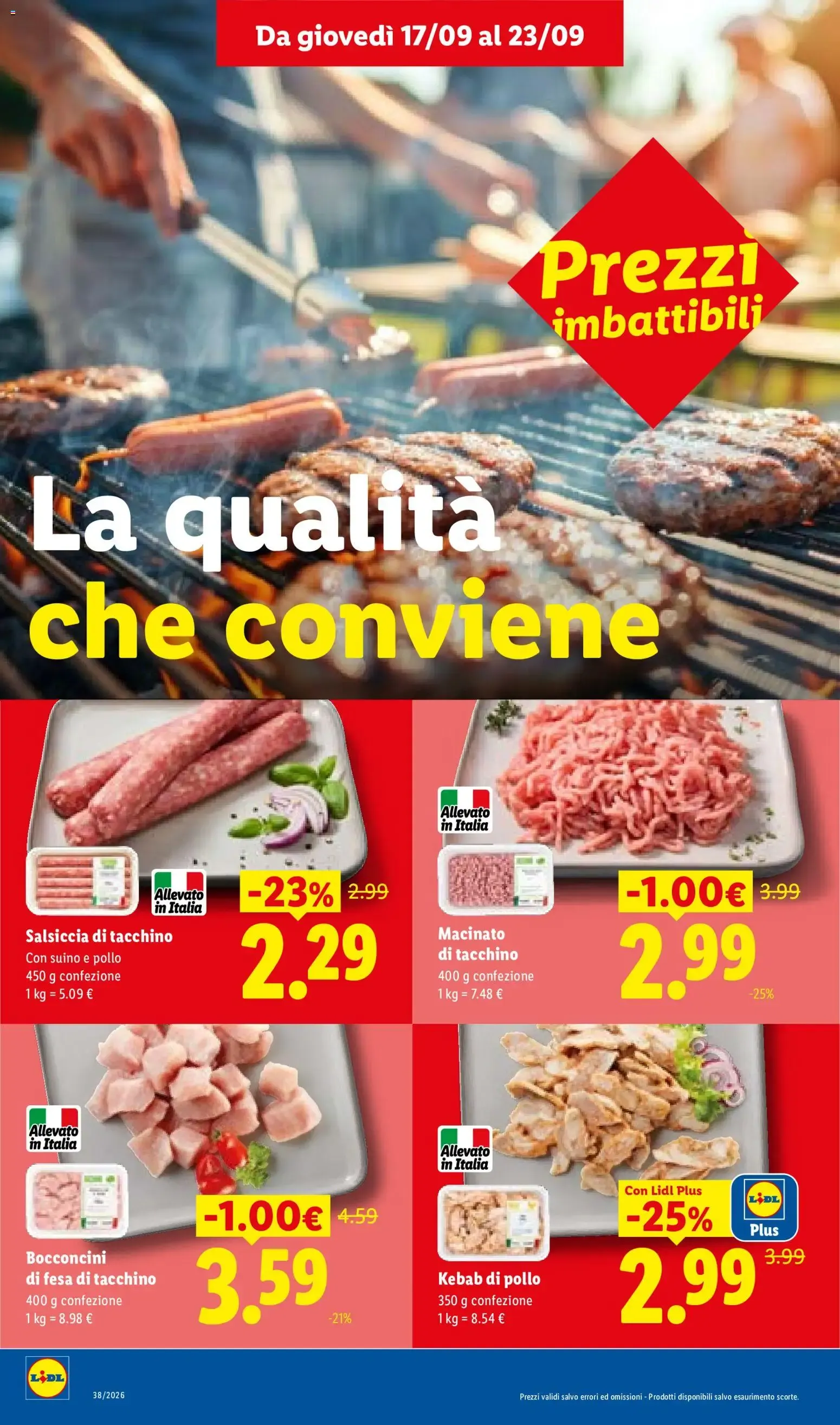 Lidl XXL Grande formato, grande convenienza y Mega Offerte da 17 settembre a 23 settembre di 2026 - Pagina del volantino 8