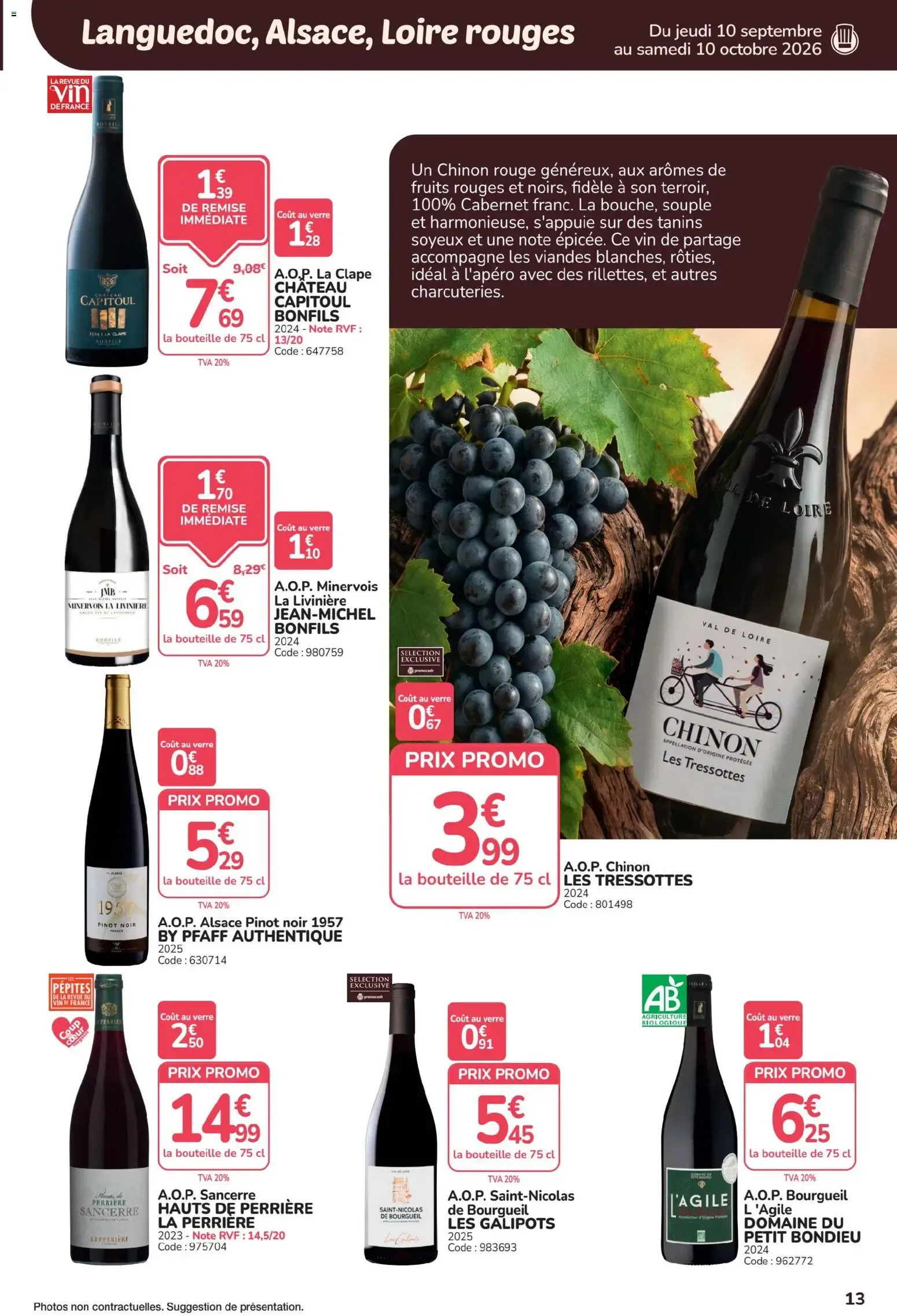 Promocash Foire aux vins à partir du 10/09/2026 - promo en ligne du 10 septembre au 10 octobre 2026 - Catalogue page 13