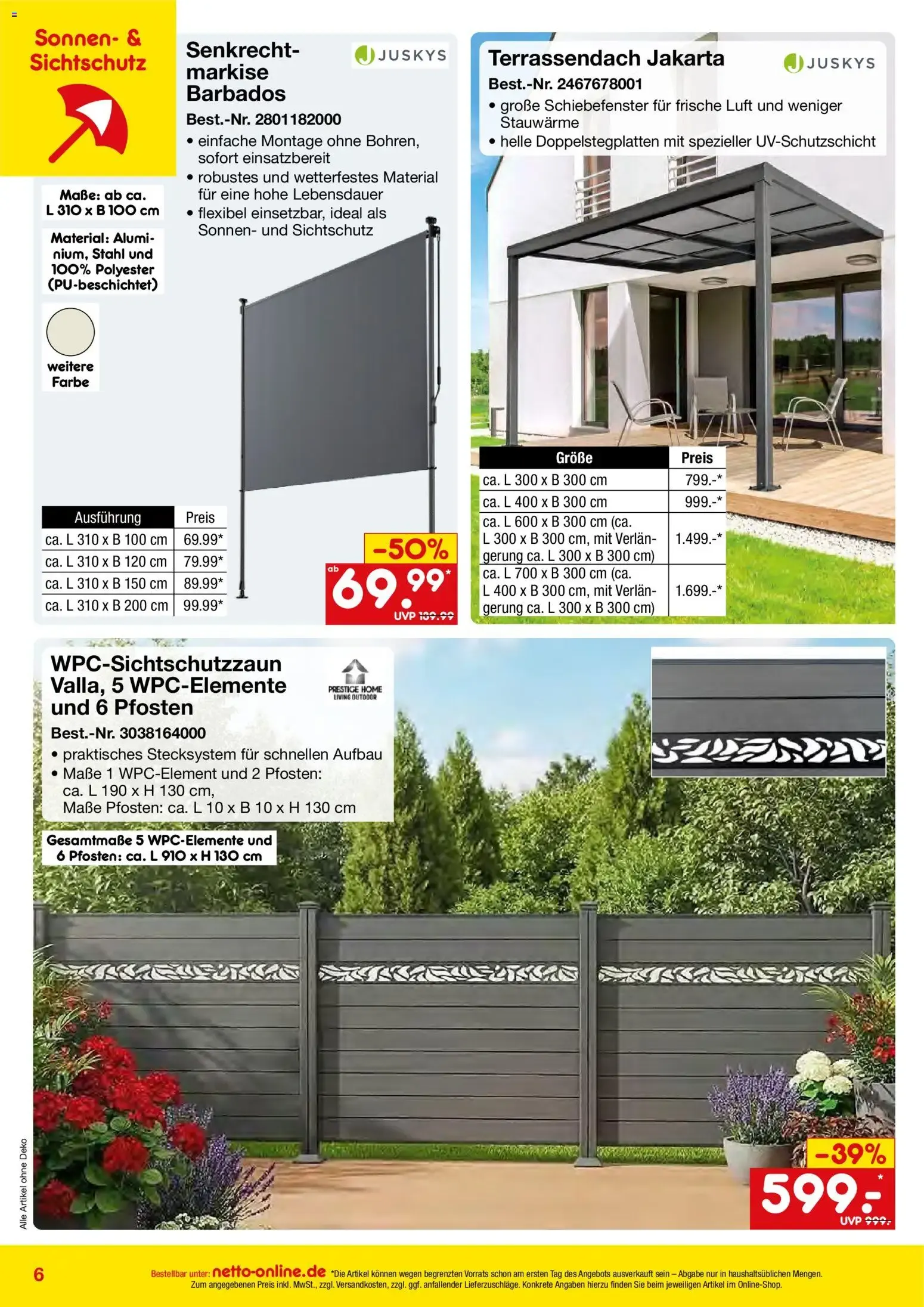 Netto Marken-Discount Online-Angebote August (ab 01.08.2026) » Angebote von 30. Juli bis 31. August 2026 - Prospekt seite 6