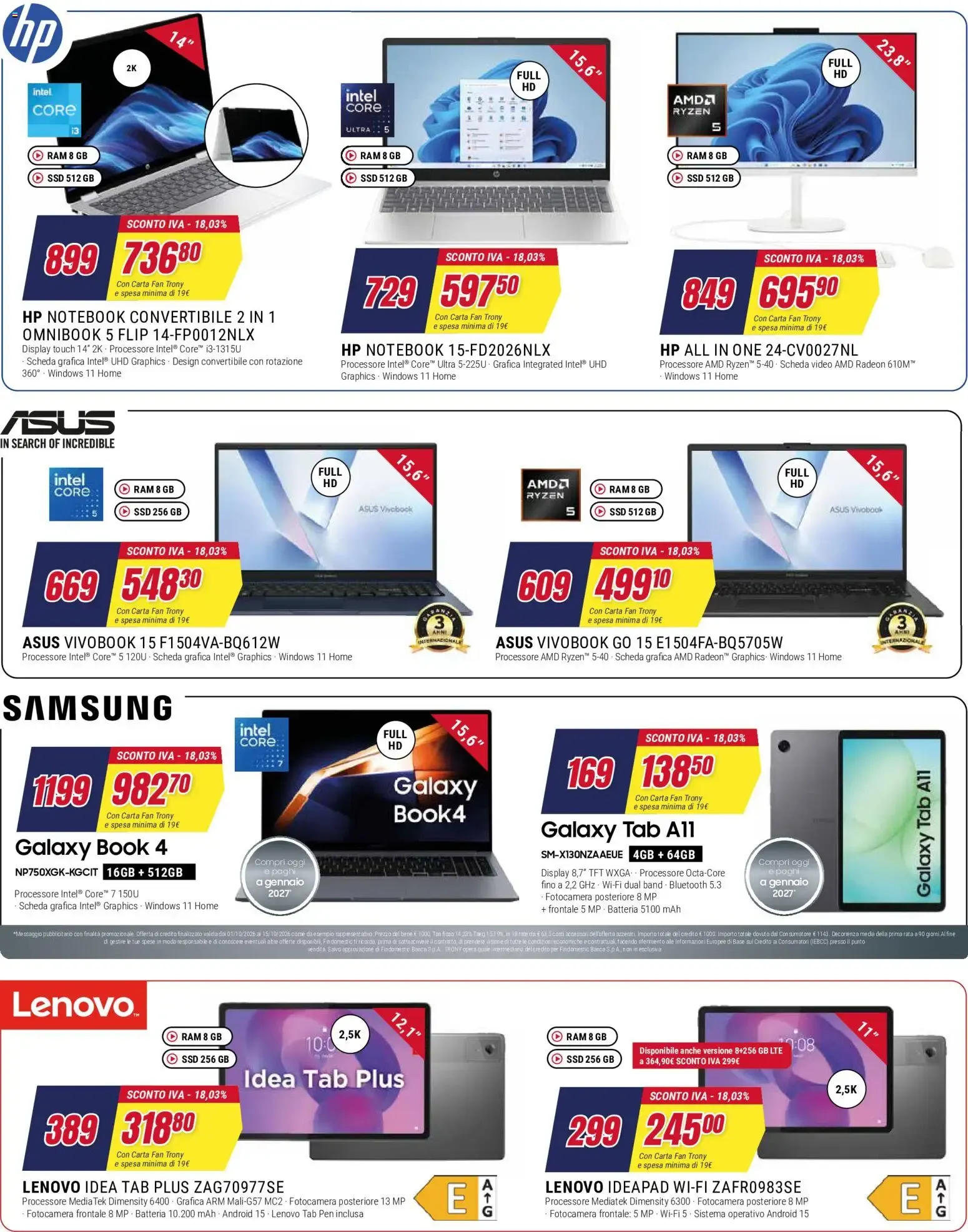 Trony - SCONTO IVA - Dall'1 al 15 ottobre da 1 ottobre a 15 ottobre di 2026 - Pagina del volantino 28