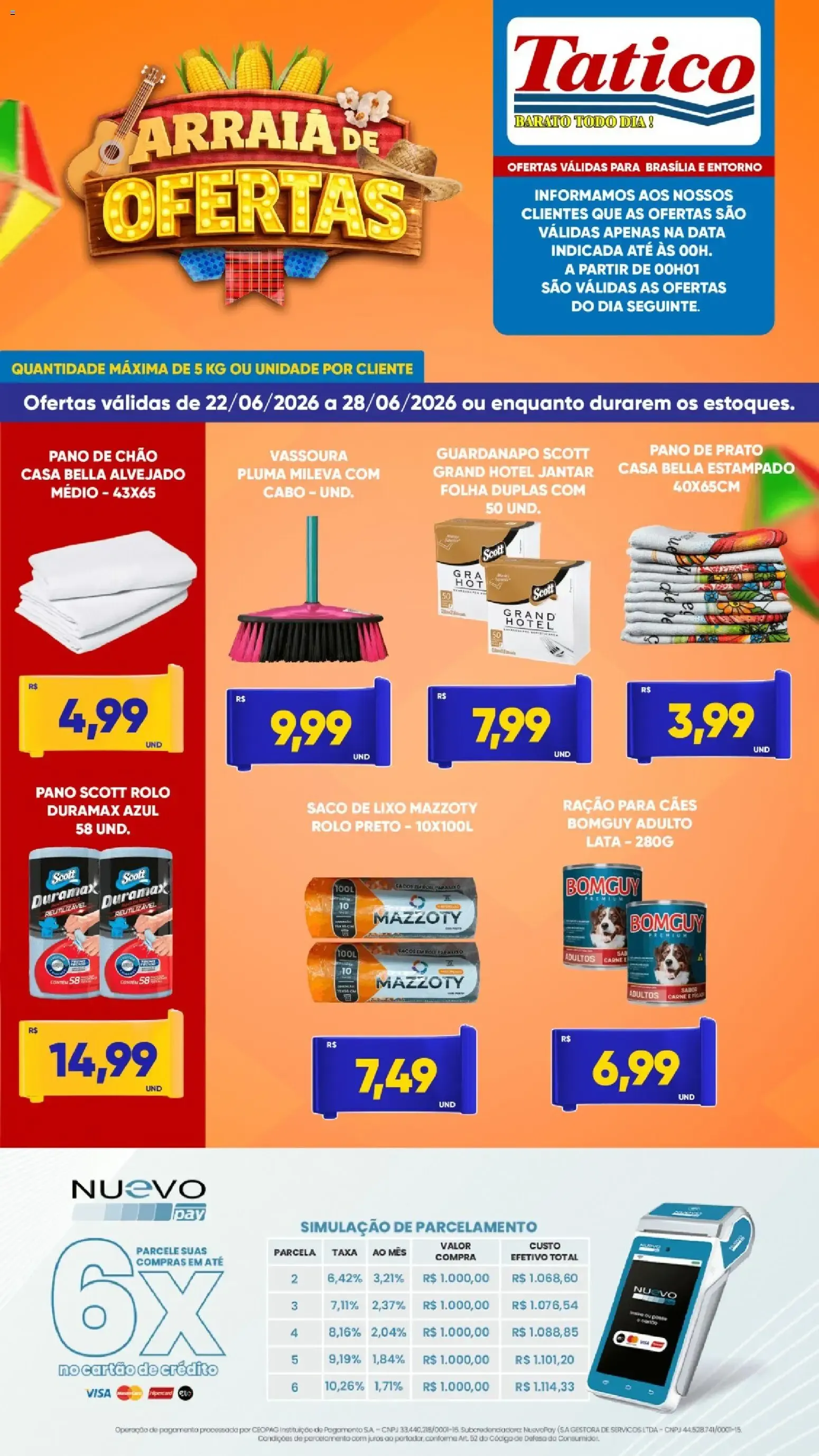 Encarte de Tatico - Arraia de Ofertas 22 de junho até 28 de junho 2026 - Pagina 10