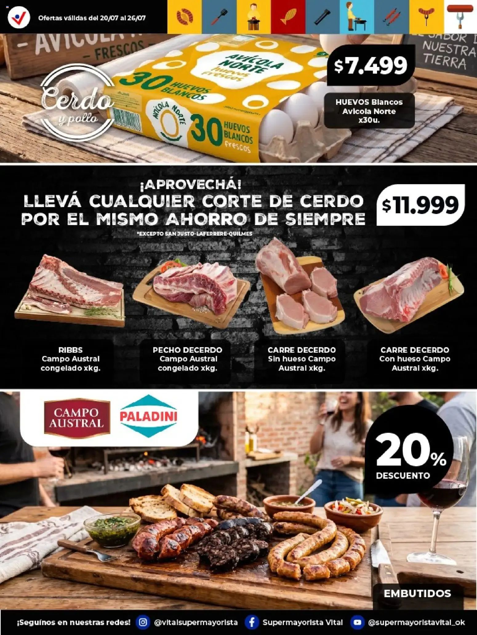 Ofertas de Vital - Frescos a la mesa 20 de julio al 26 de julio 2026 - Página 3 del catálogo
