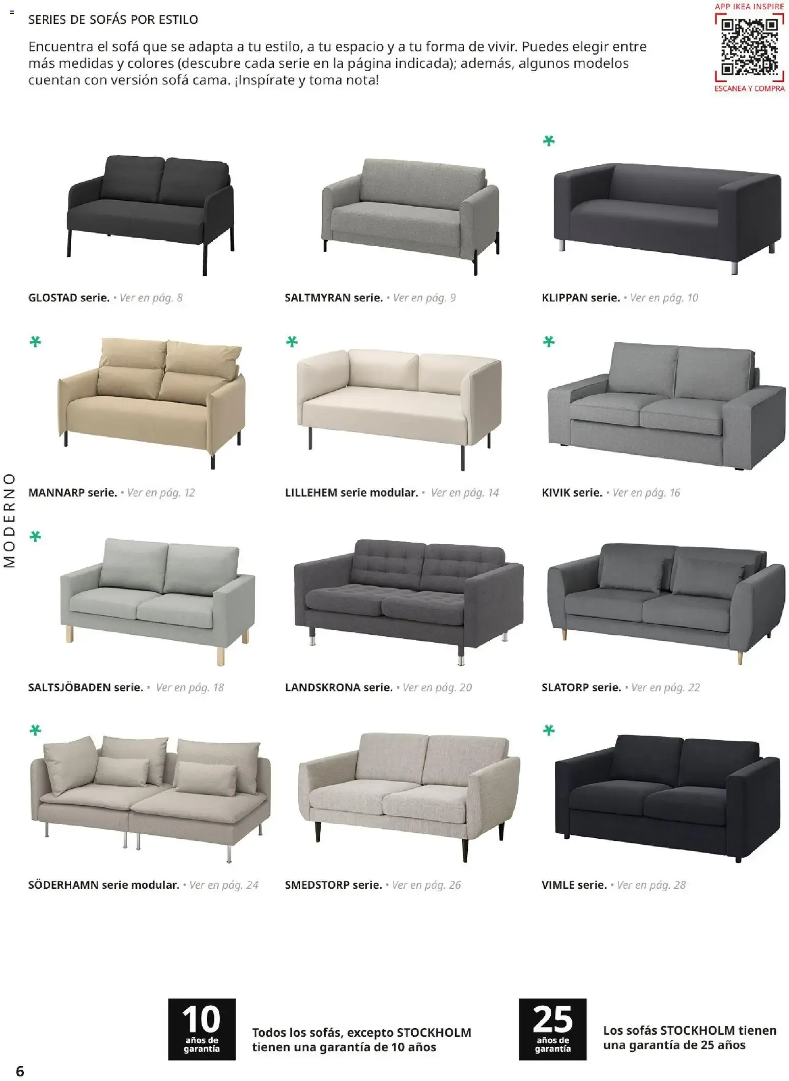 Catálogo de Guía de Compra Sofás IKEA 7 de mayo al 31 de agosto 2026 - Página 6