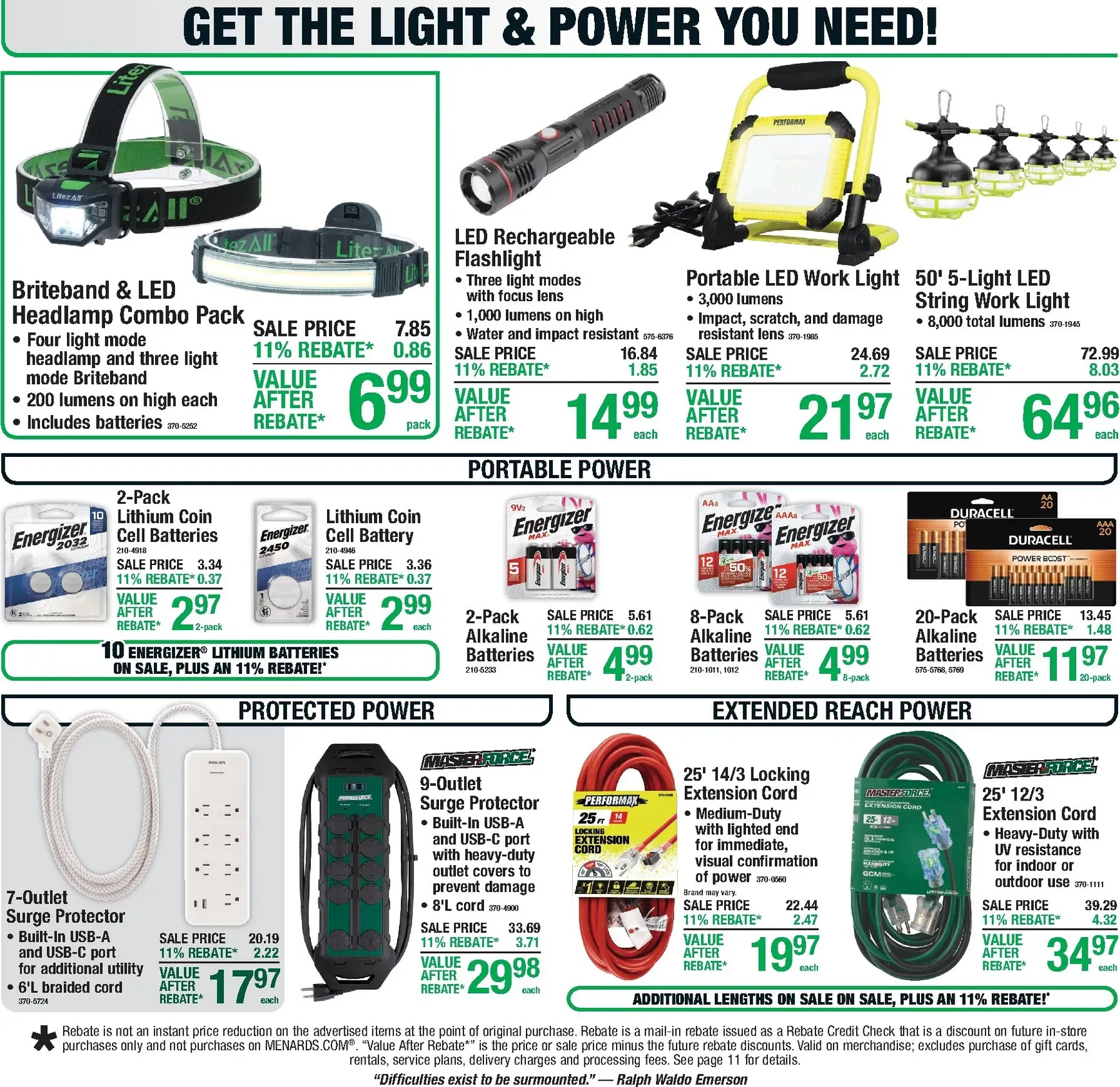Weekly ad Menards - 11% Rebate on Everything from July 9 to July 19 2026 - Page 14