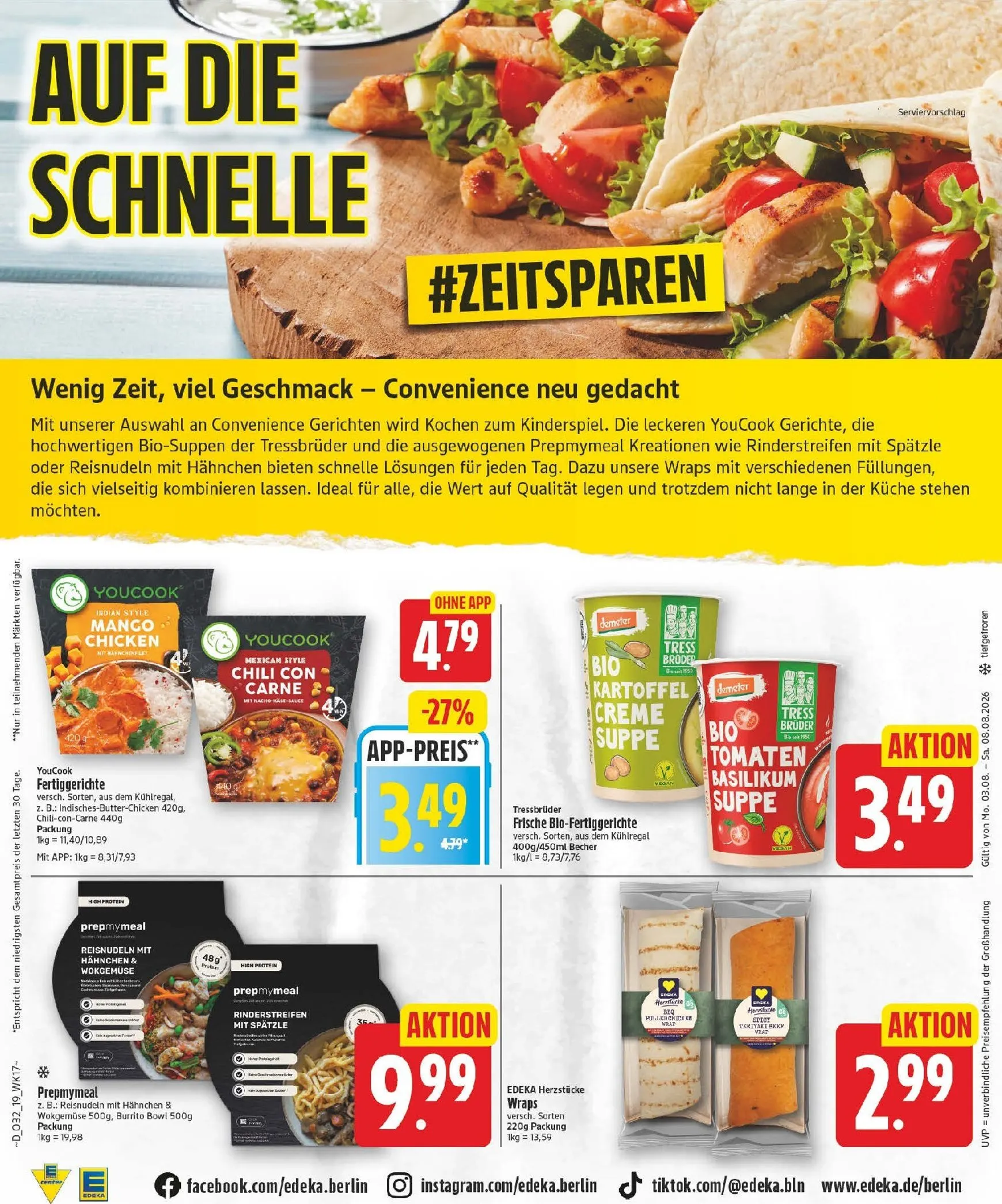 Edeka Prospekt nächste Woche – von Montag 03.08.2026 bis Samstag 08.08.2026 von 3. August bis 8. August 2026 - Prospekt seite 19
