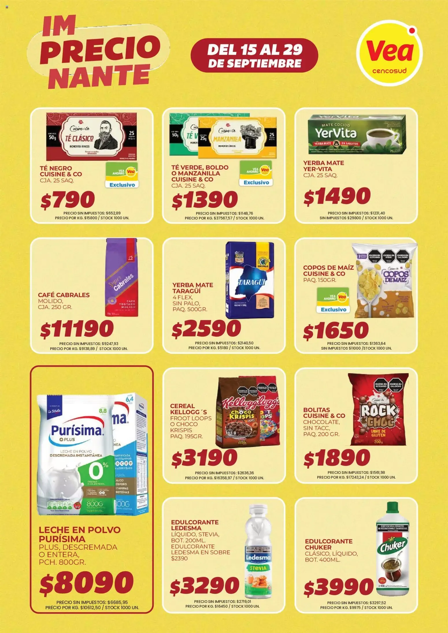 Ofertas de Vea - ImPRECIOnante del 15 al 29 de Septiembre 15 de septiembre al 29 de septiembre 2026 - Página 4 del catálogo