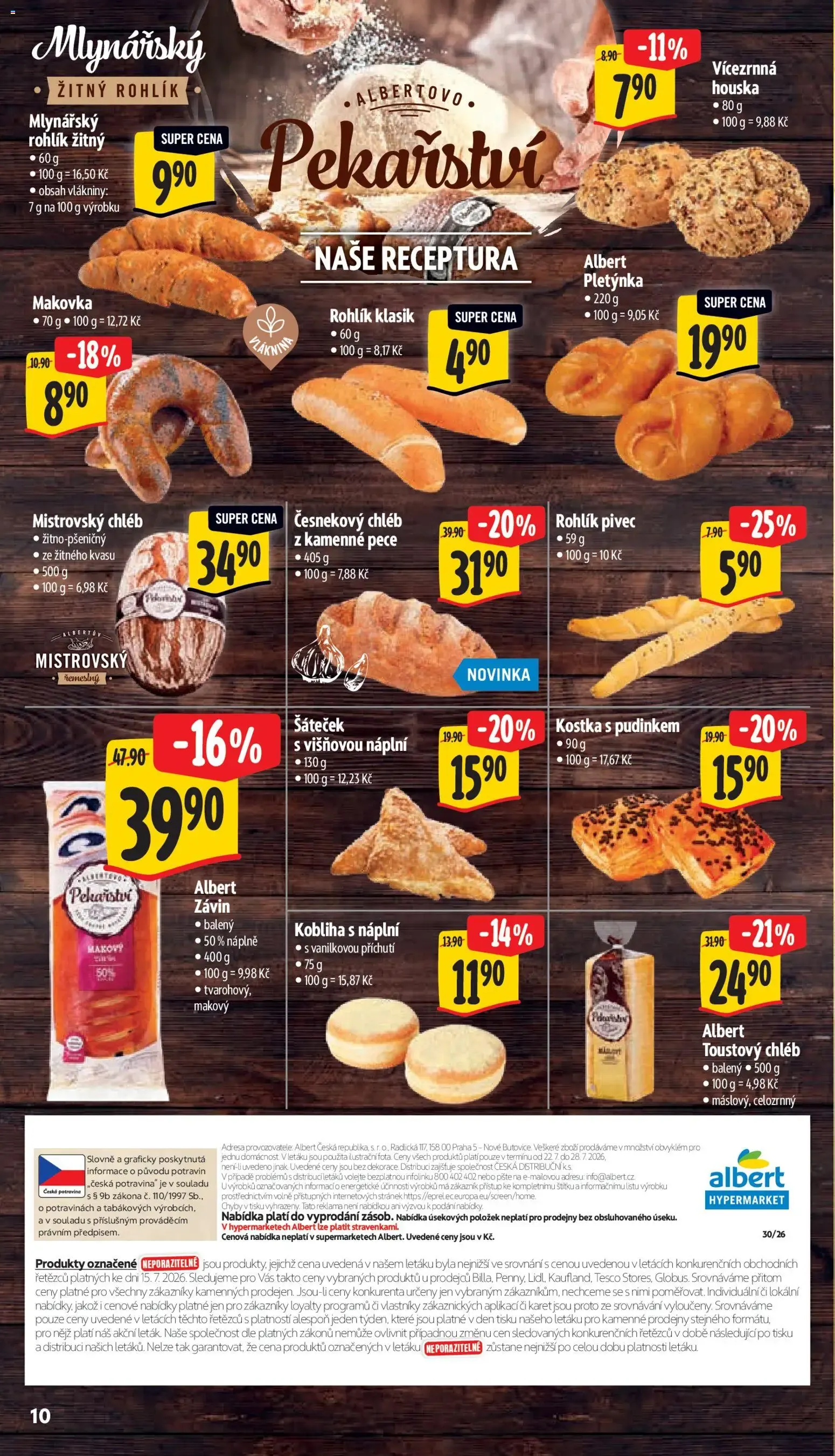 Albert leták - Hypermarket od 22.07.2026 - Akční leták - 22. července 28. července 2026 - Page 18