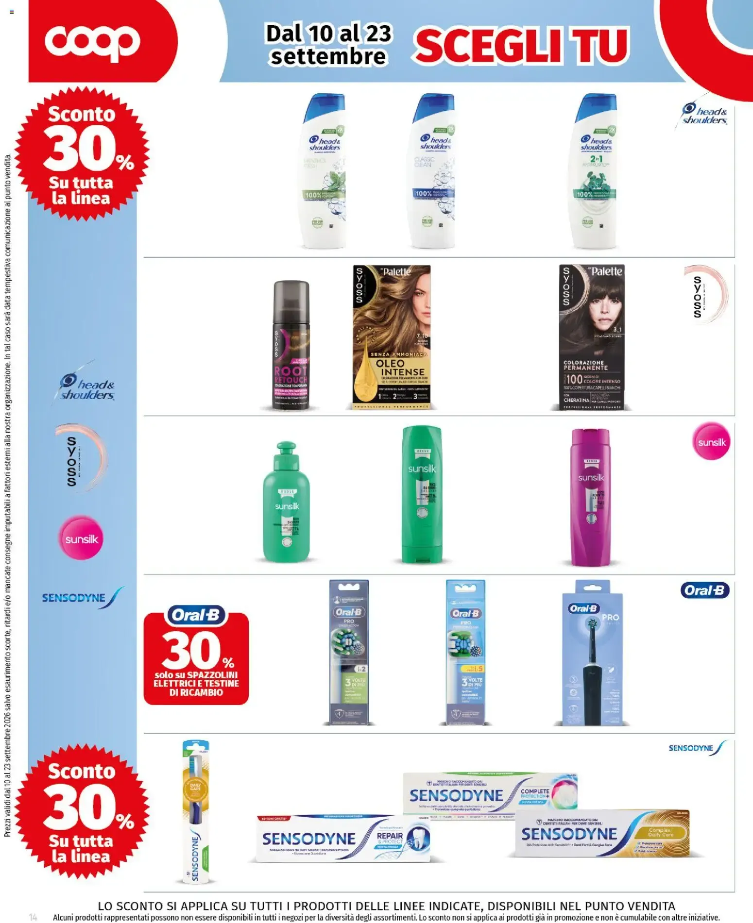 Coop Superstore: Scegli tu Grandi Marche con sconti da 10 settembre a 23 settembre di 2026 - Pagina del volantino 14