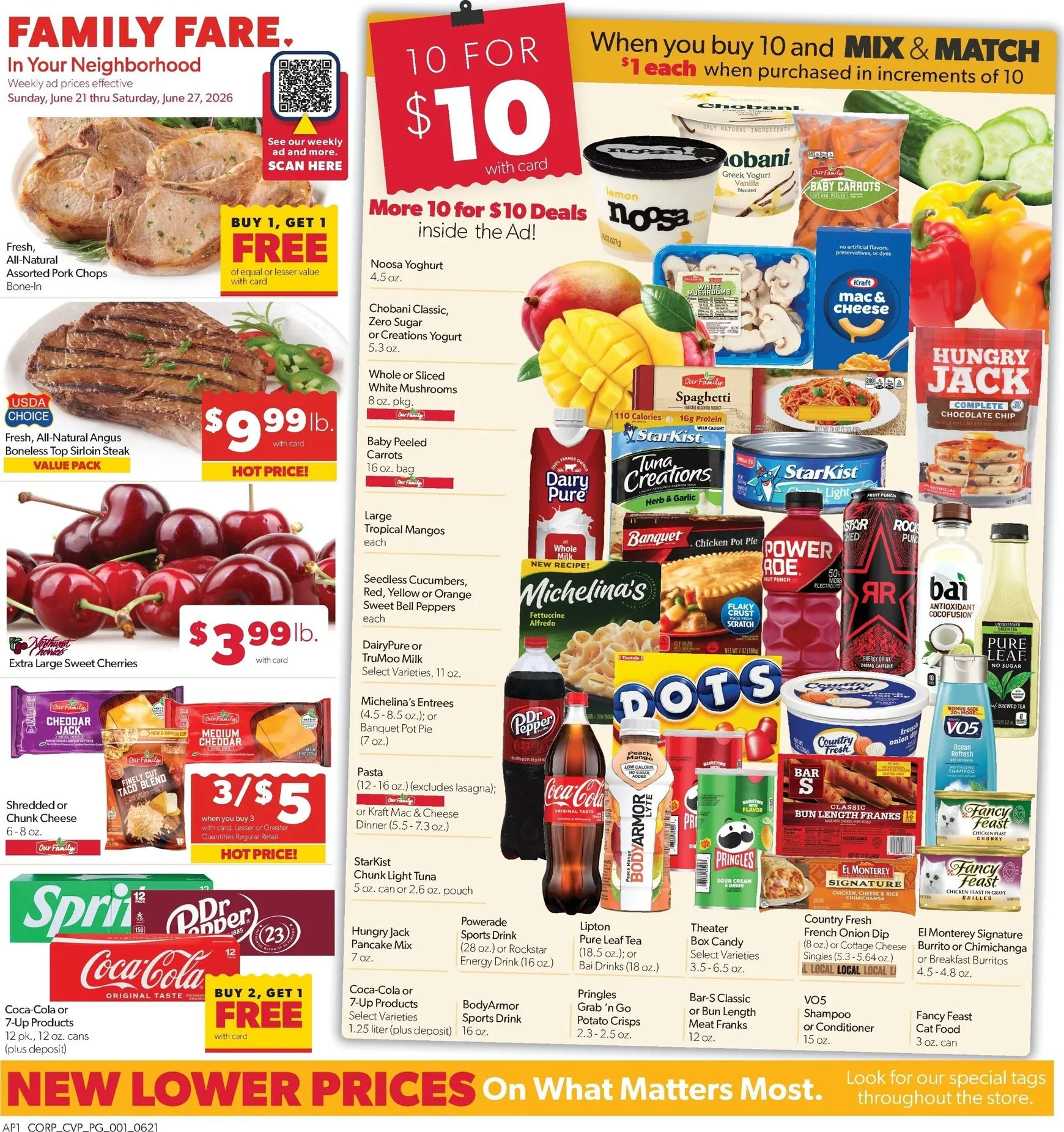 Current Family Fare leaflet valid from Sunday 06/21/2026 to Saturday 06/27/2026