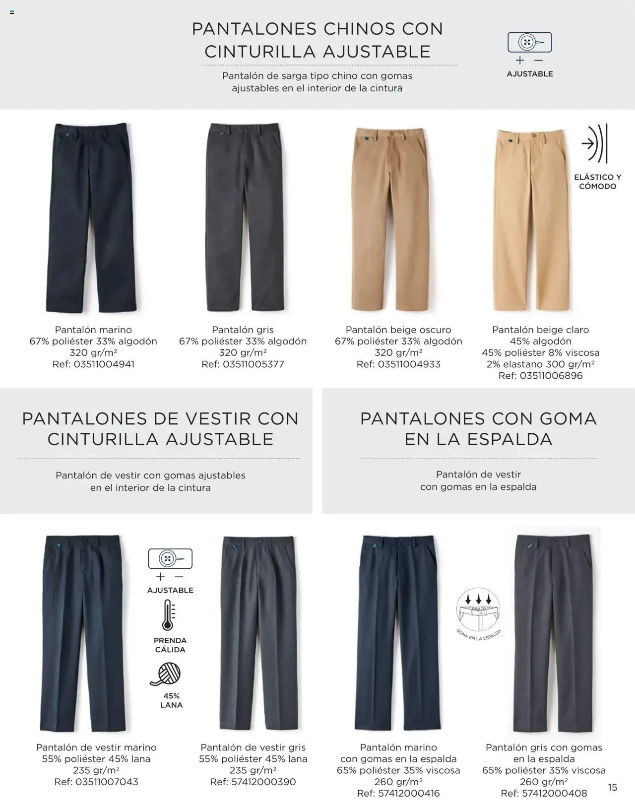 Catálogo de El Corte Inglés Uniformes 22 de abril al 31 de diciembre 2026 - Página 15