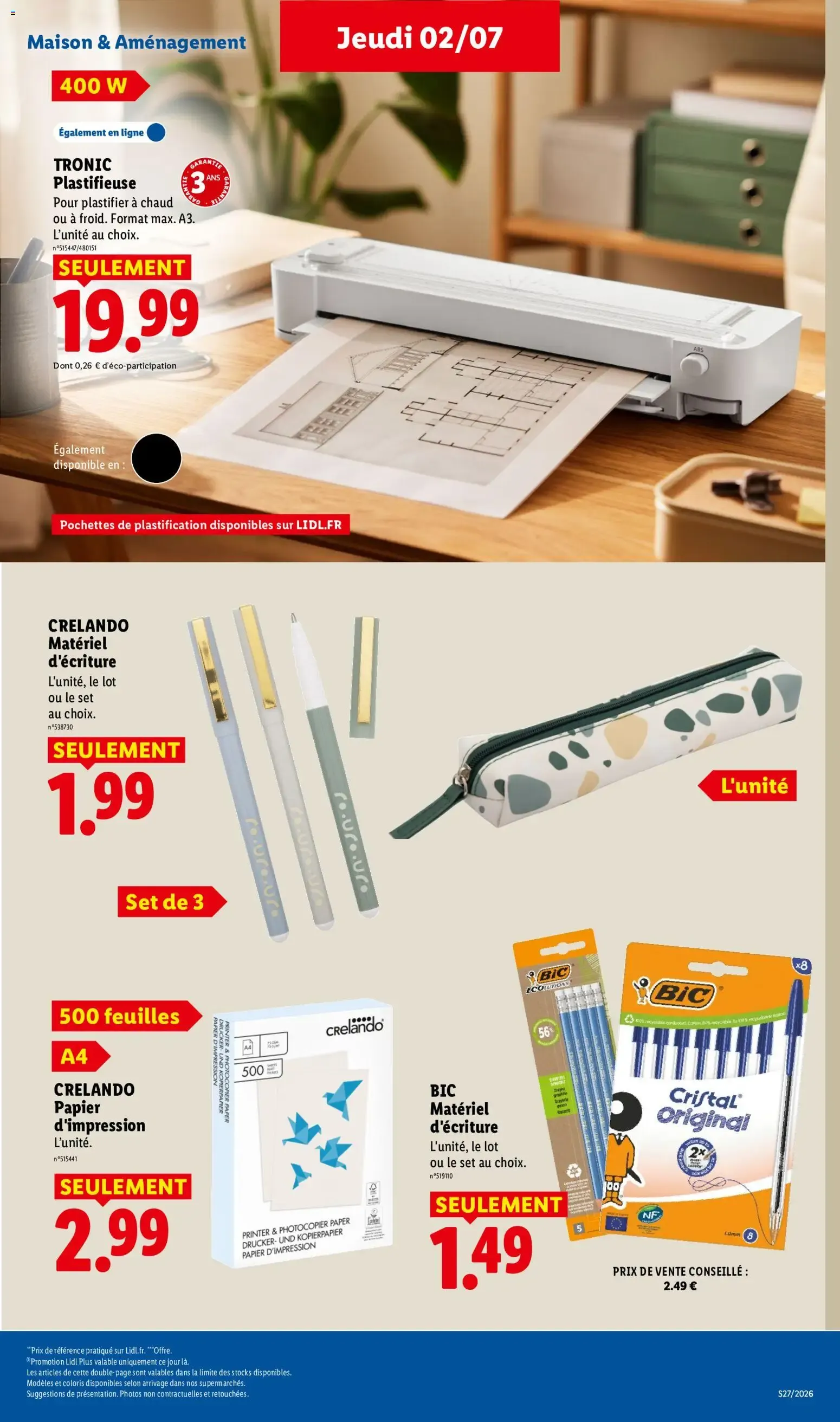 Catalogue LIDL du 02/07/2026 | Promo prospectus en ligne du 2 juillet au 8 juillet 2026 - Catalogue page 35