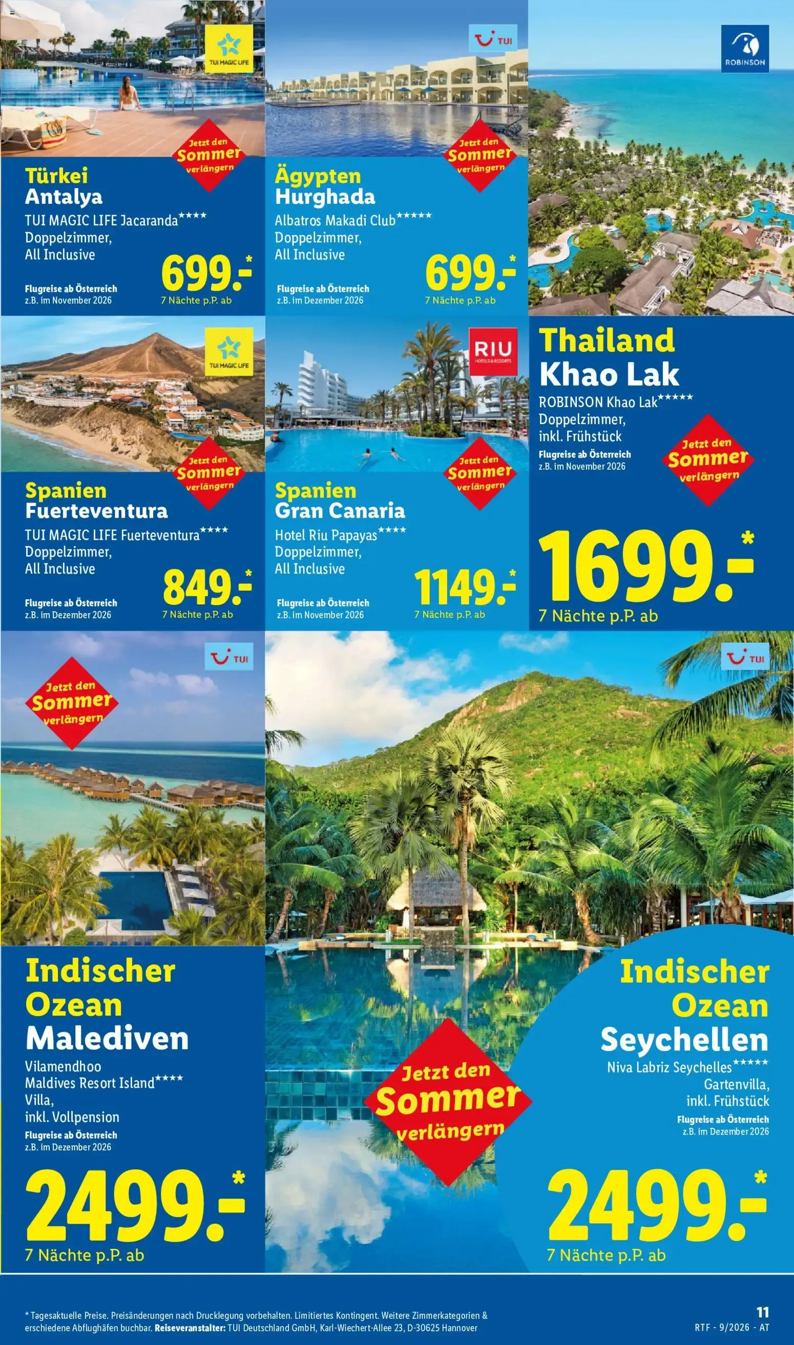 Traumurlaub zum Best-Preis buchen lohnt sich. von 12. September bis 15. Oktober 2026 - Flugblätt seite 11