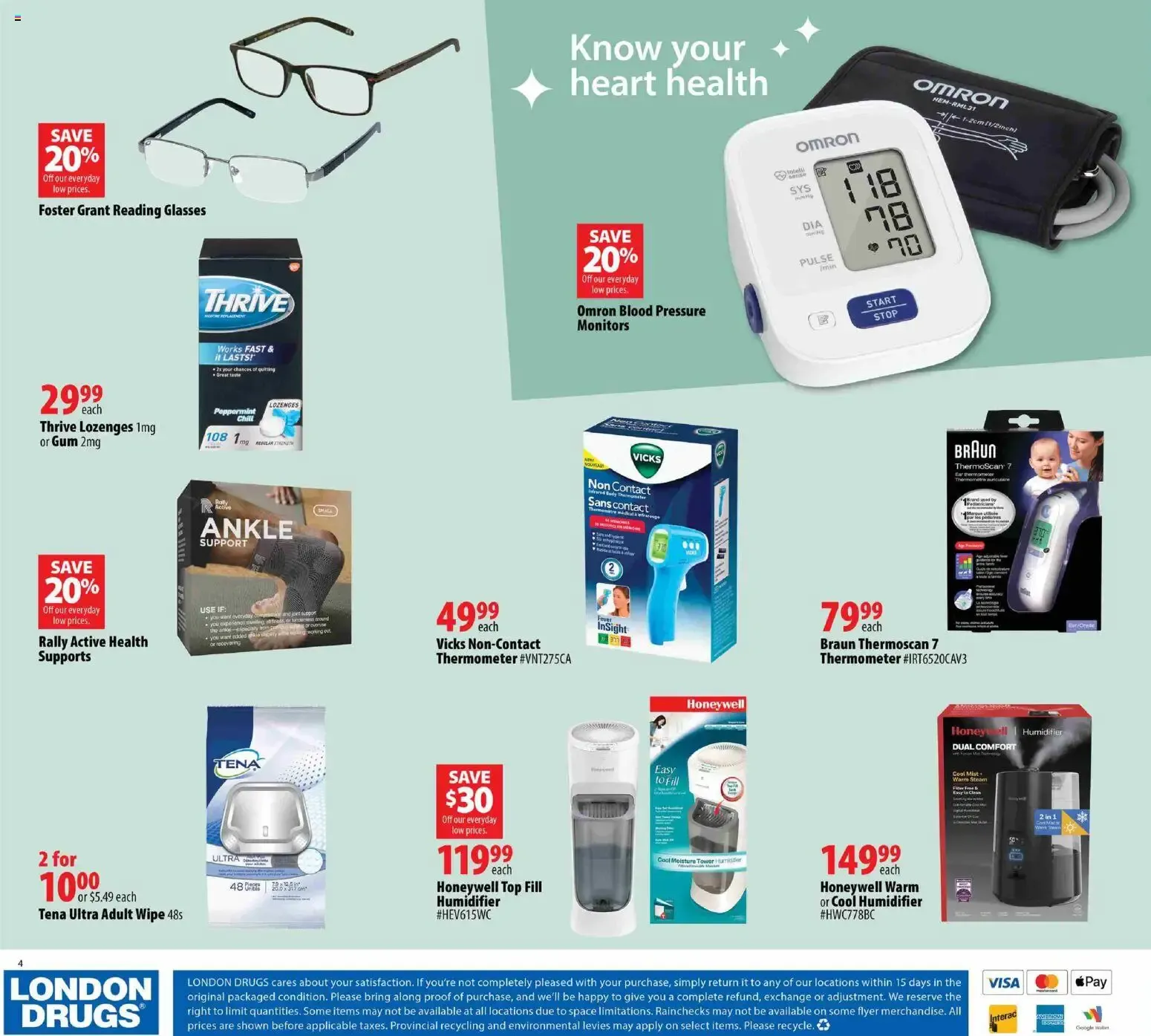 London Drugs flyer - Healthy Savings Event from Oct 16, 2026 > weekly specials & deals from October 16 to November 4 2026 - flyer page 4