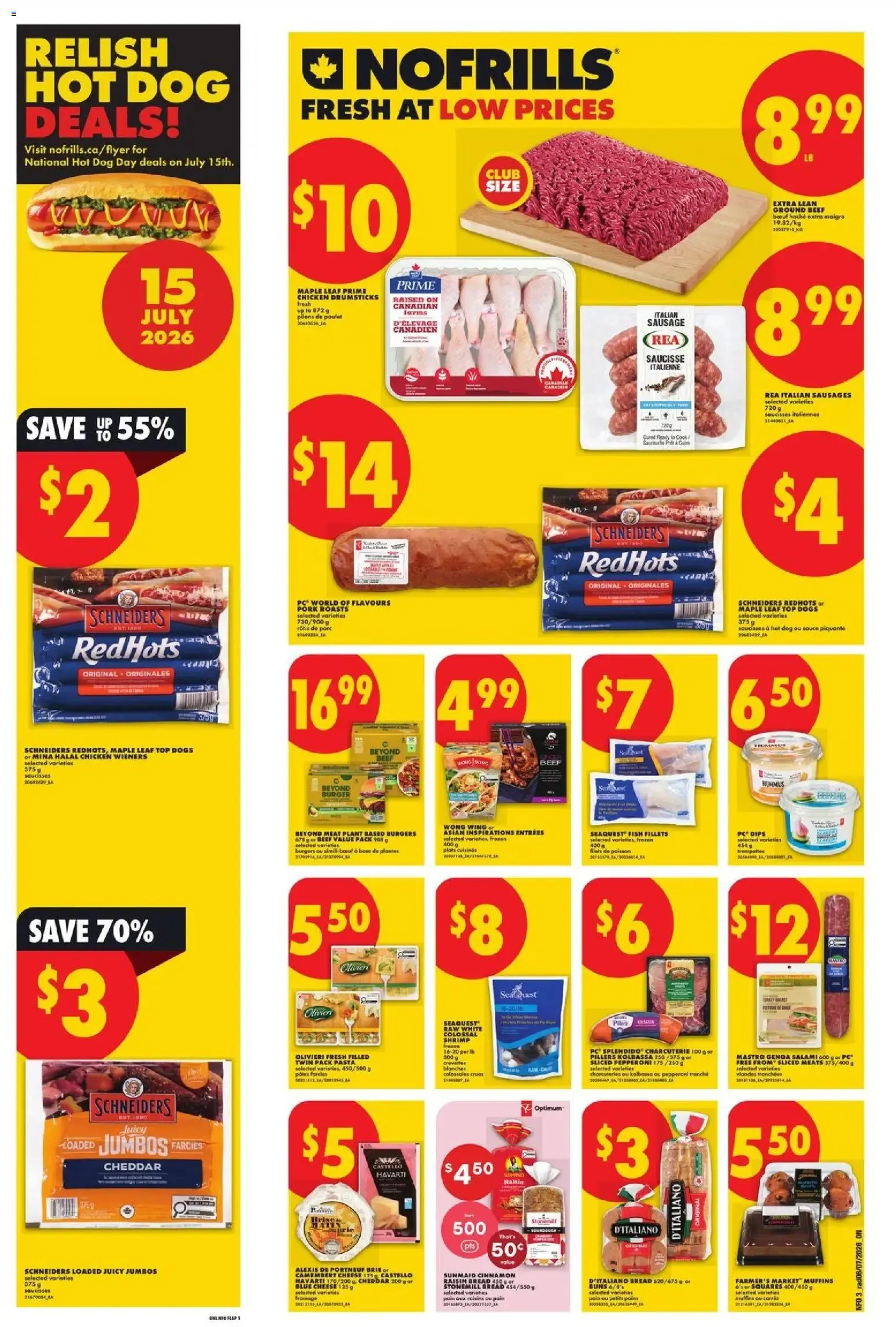No Frills weekly flyer / circulaire from Jul 9, 2026 > weekly specials & deals from July 9 to July 15 2026 - flyer page 3