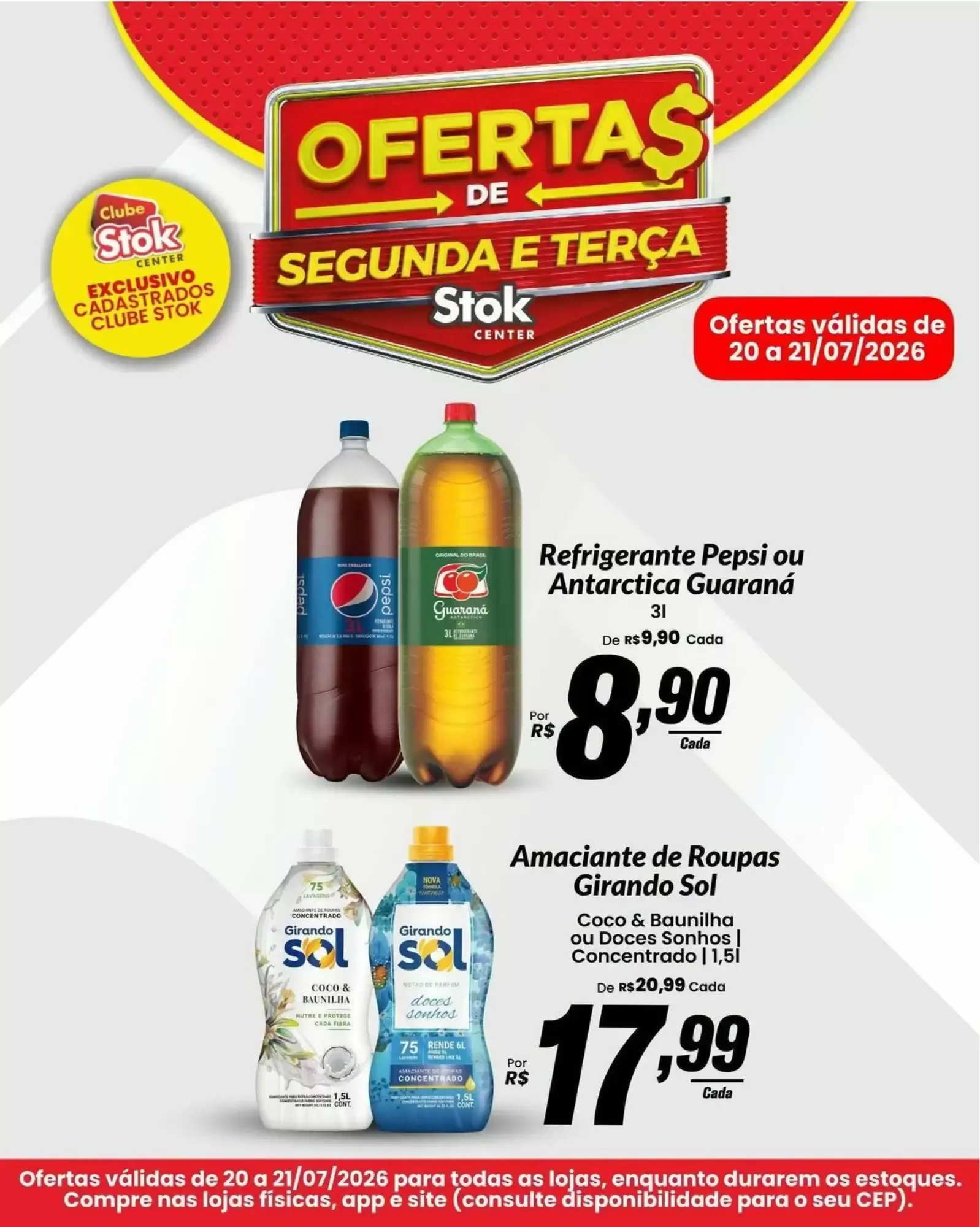 Encarte de Ofertas de Segunda e Terça Stok Center 20 de julho até 21 de julho 2026 - Pagina 2