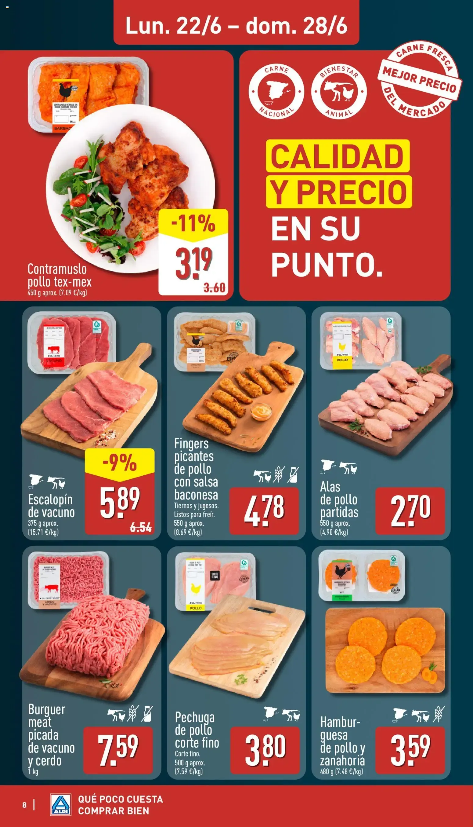 Catálogo de Aldi: Un Baño de Sabor al Mejor Precio 22 de junio al 28 de junio 2026 - Página 8