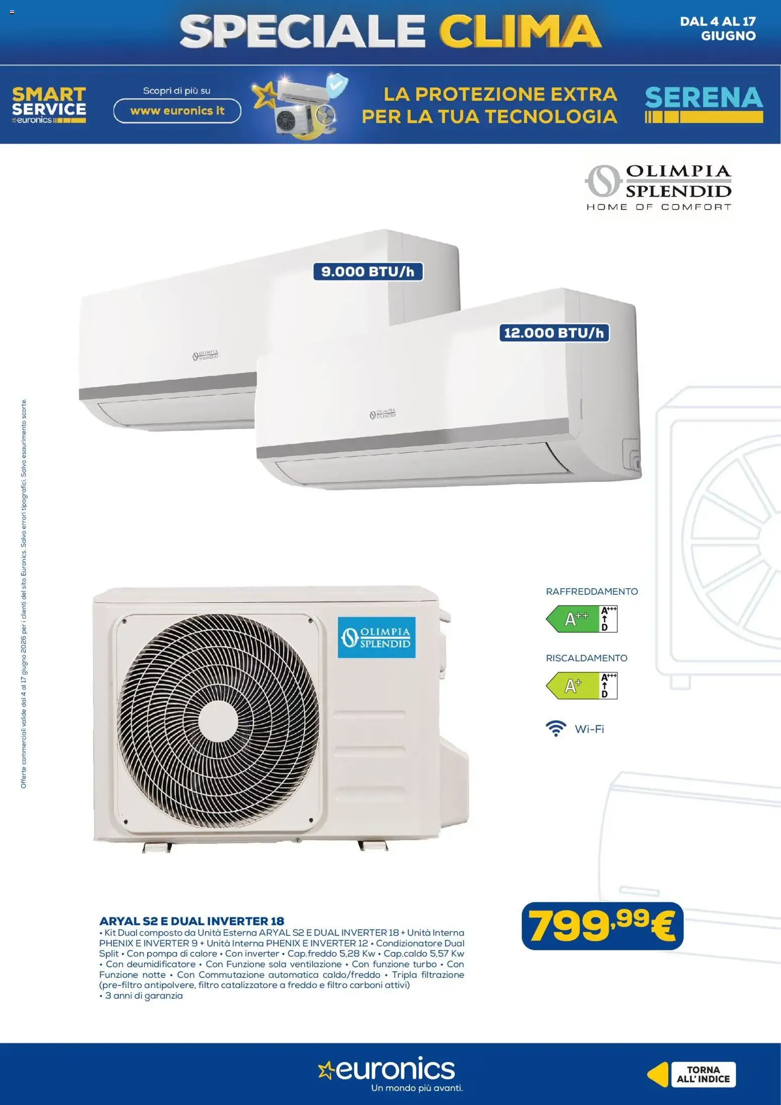 Speciale Clima Euronics: rinfresca casa con efficienza e stile da 4 giugno a 17 giugno di 2026 - Pagina del volantino 14