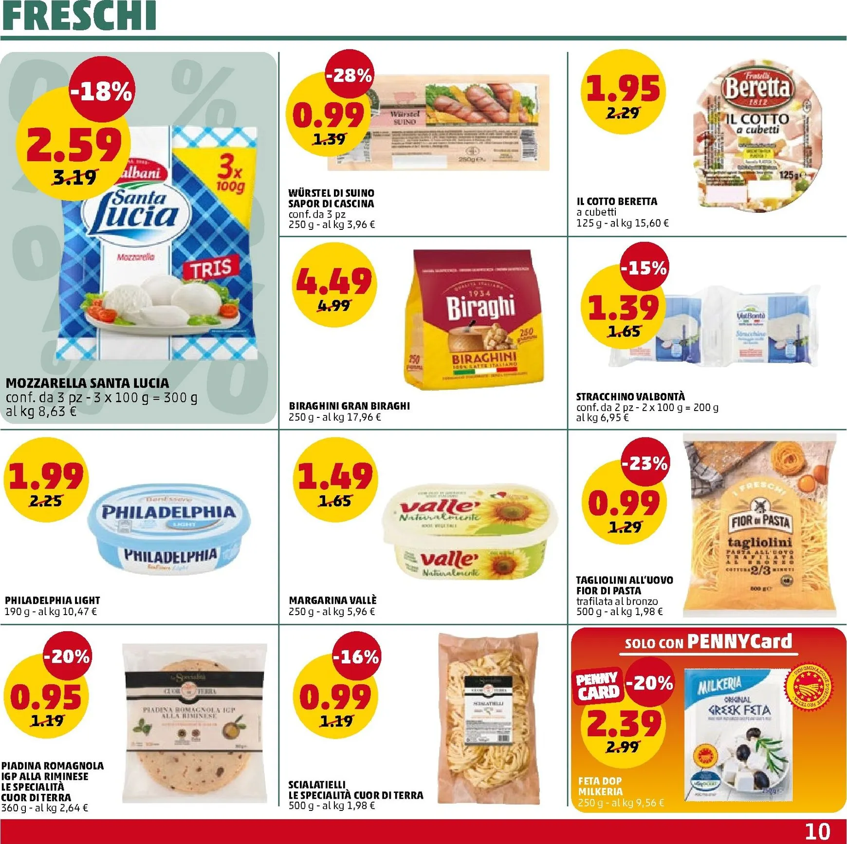 Penny: Nuovi Reparti Macelleria e Gastronomia - Caleppio Di Settala da 18 giugno a 28 giugno di 2026 - Pagina del volantino 10