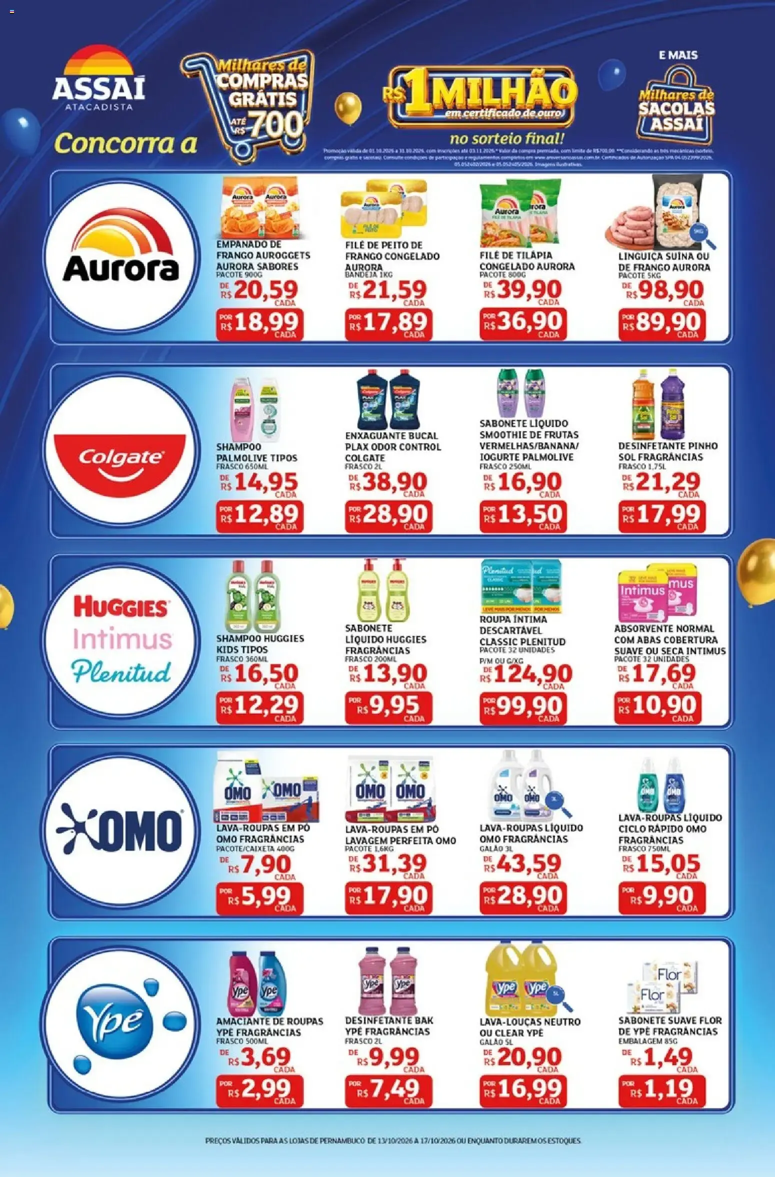 Encarte de Assaí Atacadista - Compras Grátis 13 de outubro até 17 de outubro 2026 - Pagina 2