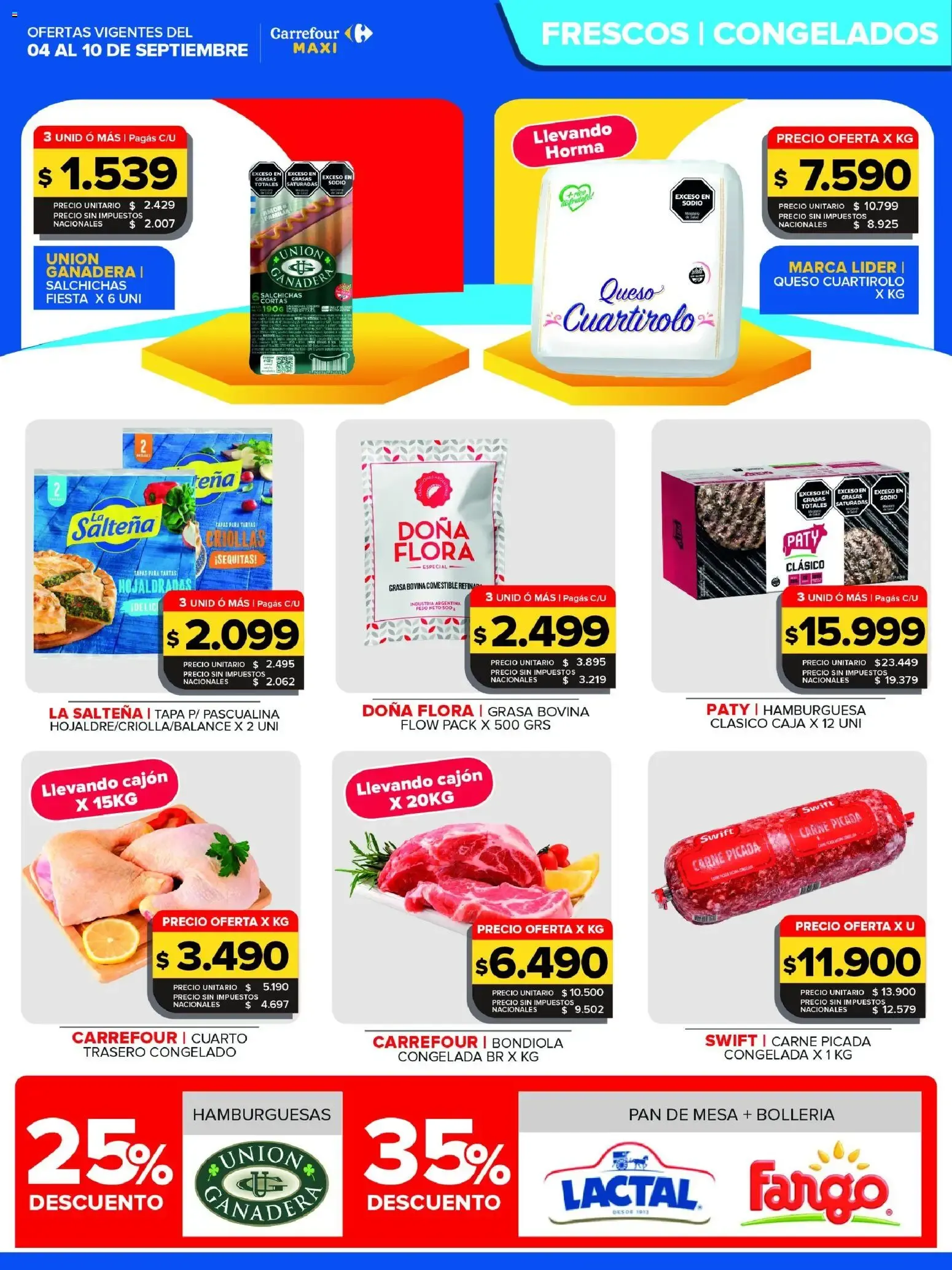 Ofertas de Carrefour Maxi catálogo del 04/09/2026 - 10/09/2026 4 de septiembre al 10 de septiembre 2026 - Página 9 del catálogo