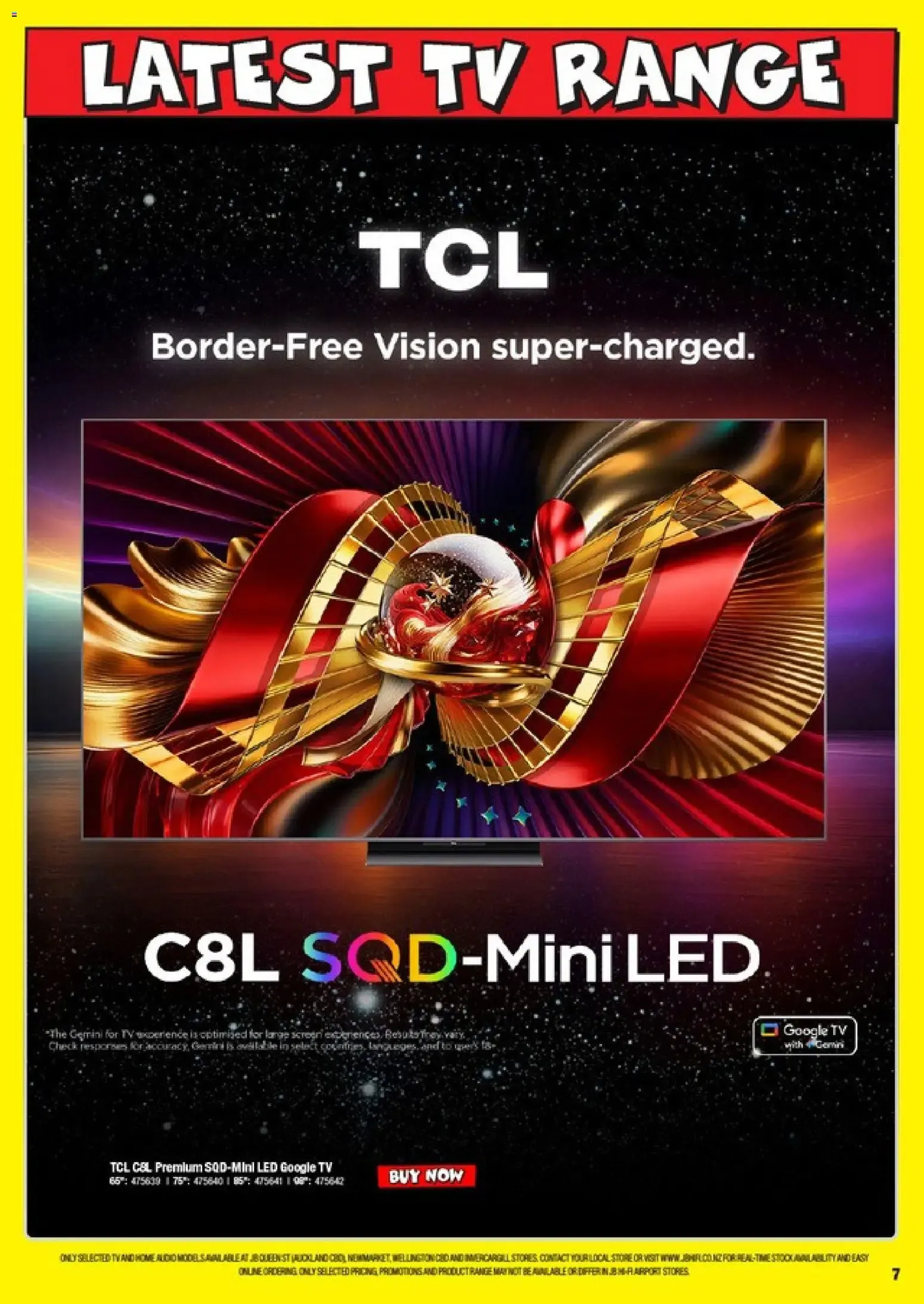 JB Hi-Fi Latest TV Range from 3 August to 31 October 2026 - Catalogue Page 7
