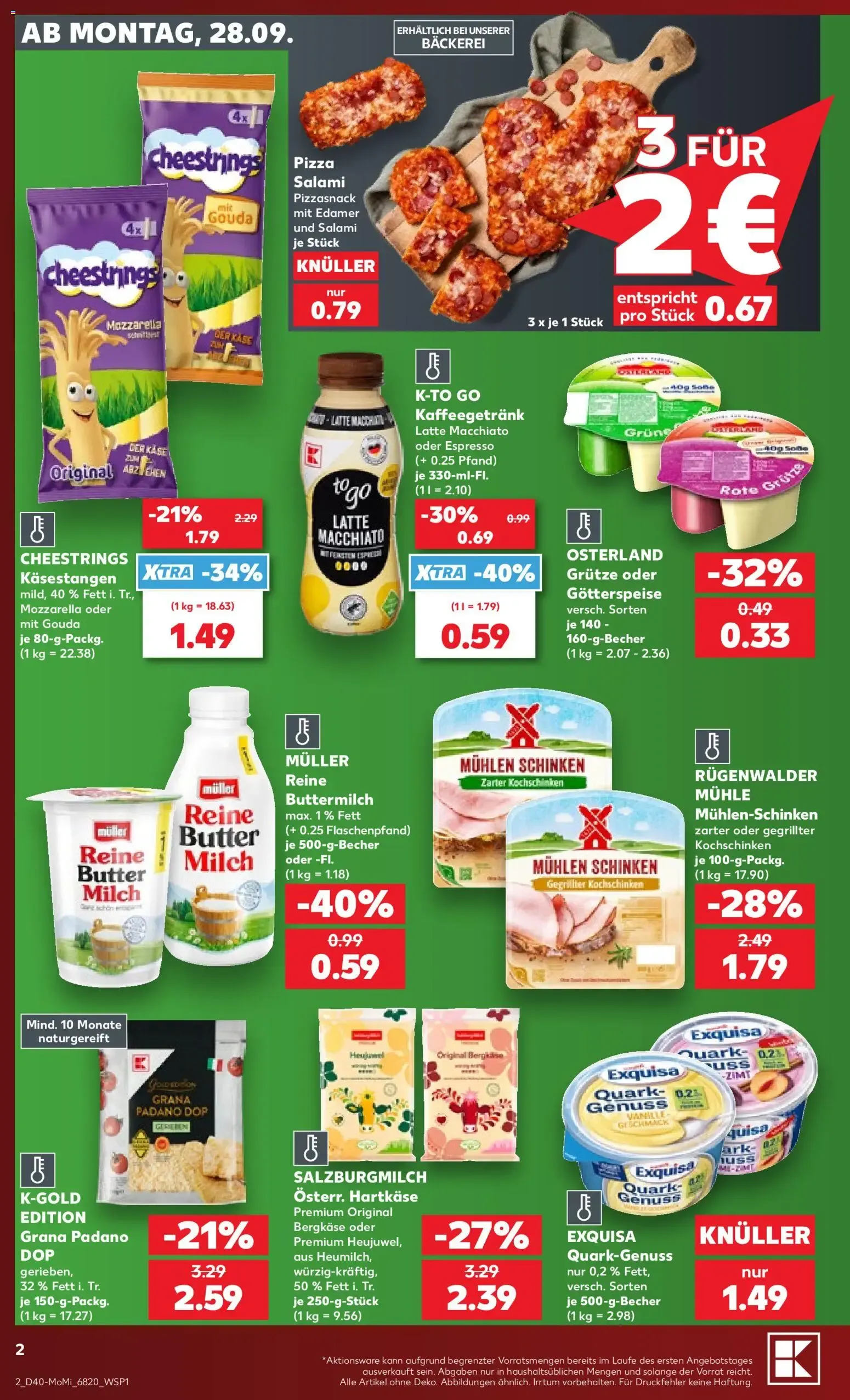 Kaufland: RICHTIG SPAREN ZUM WOCHENSTART van 28 september tot 30 september 2026 - Folder pagina 2