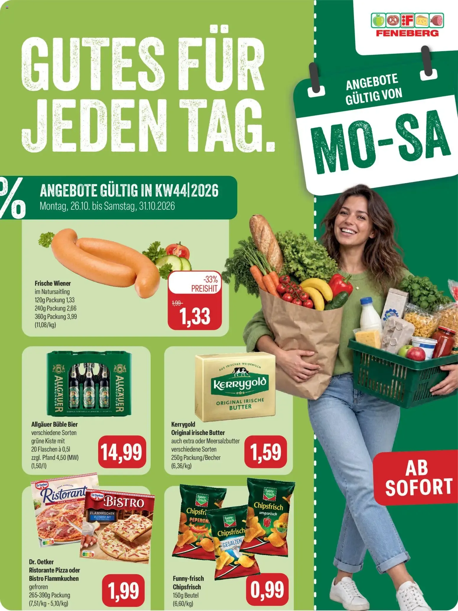 Feneberg Angebote (ab 26.10.2026) zum Blättern