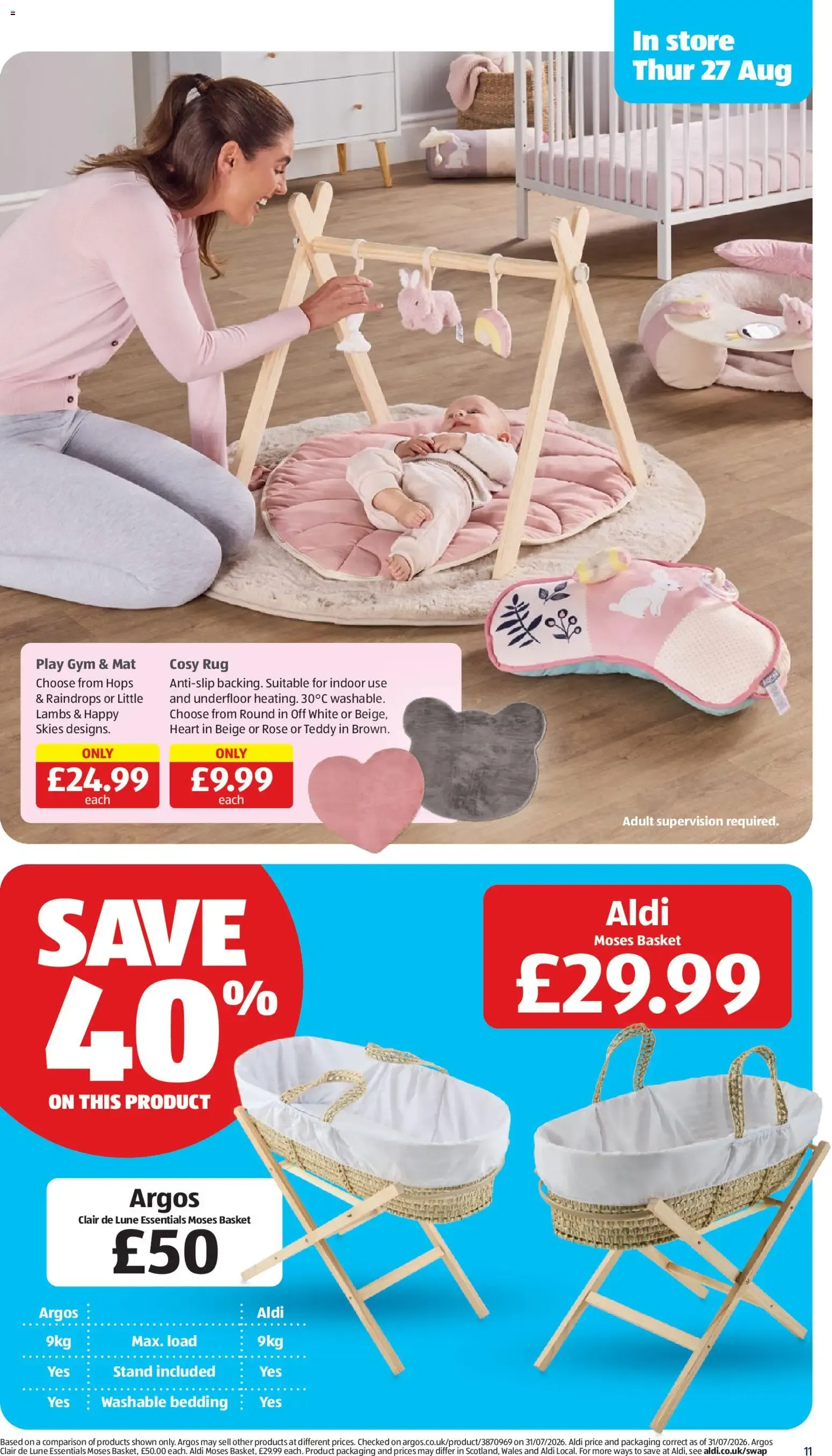 ALDI Specialbuys: Baby & Toddler Event from 27 August to 2 September 2026 - Catalogue Page 11