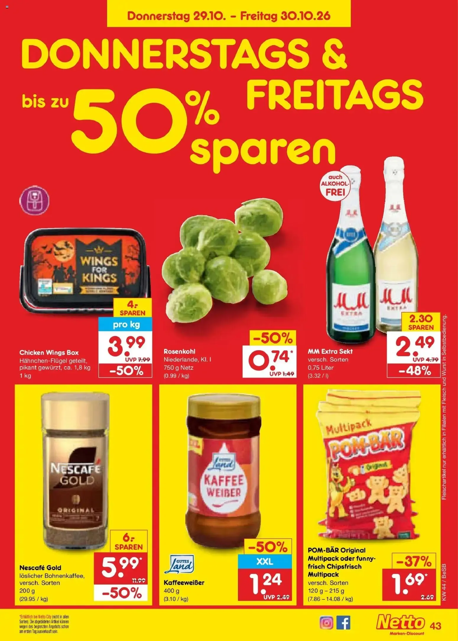 Netto Marken-Discount Prospekt Berlin-Prenzlauer Berg (ab 26.10.2026) » Angebote von 26. Oktober bis 30. Oktober 2026 - Prospekt seite 57